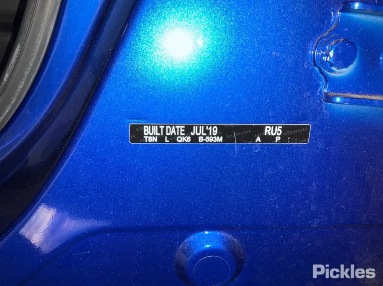 2019 Honda HR-V VIN MRHRU5870LP060160