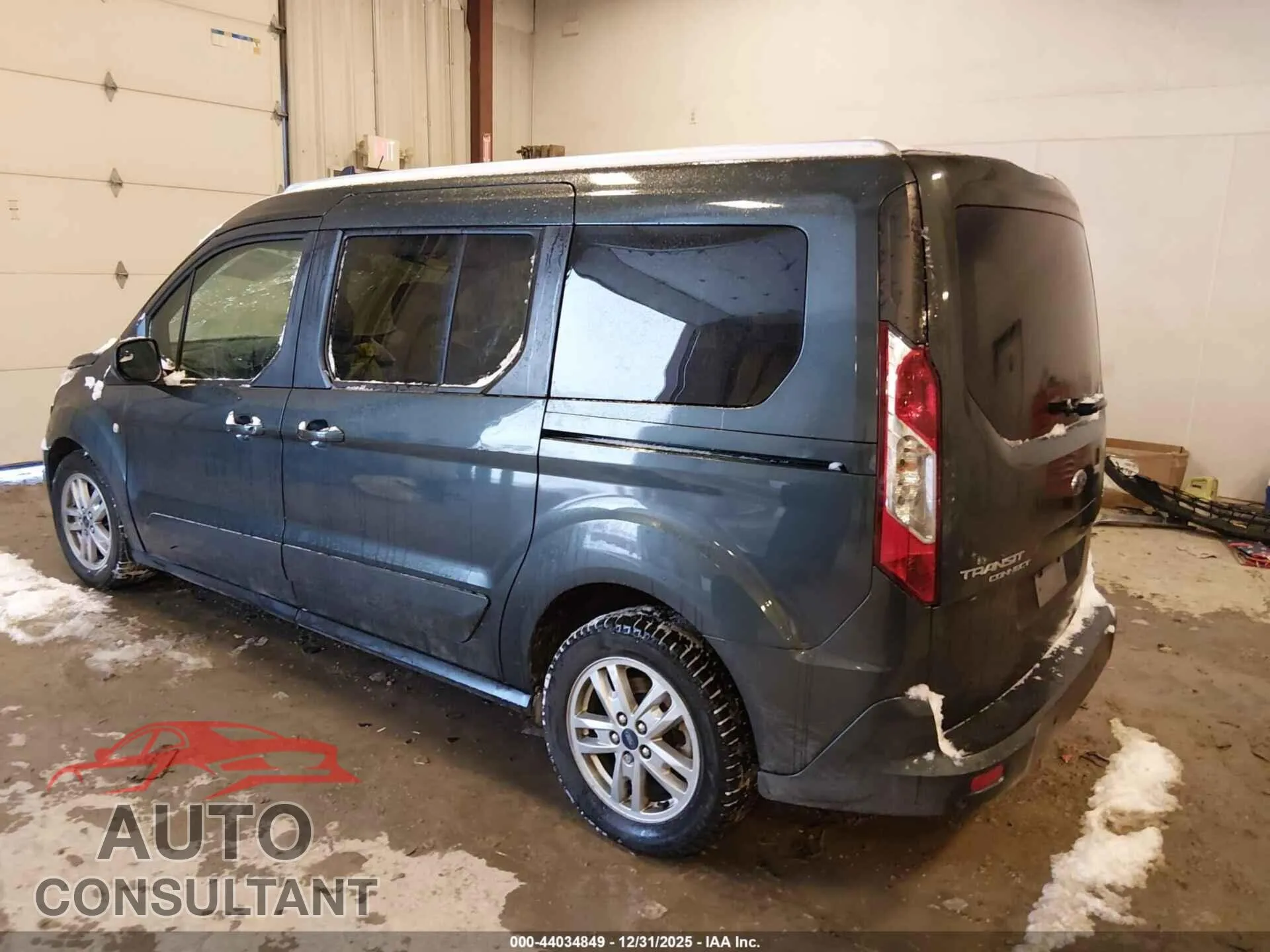 2019 FORD TRANSIT CONNECT Damaged VIN NM0GE9F21K1403136 – side profile