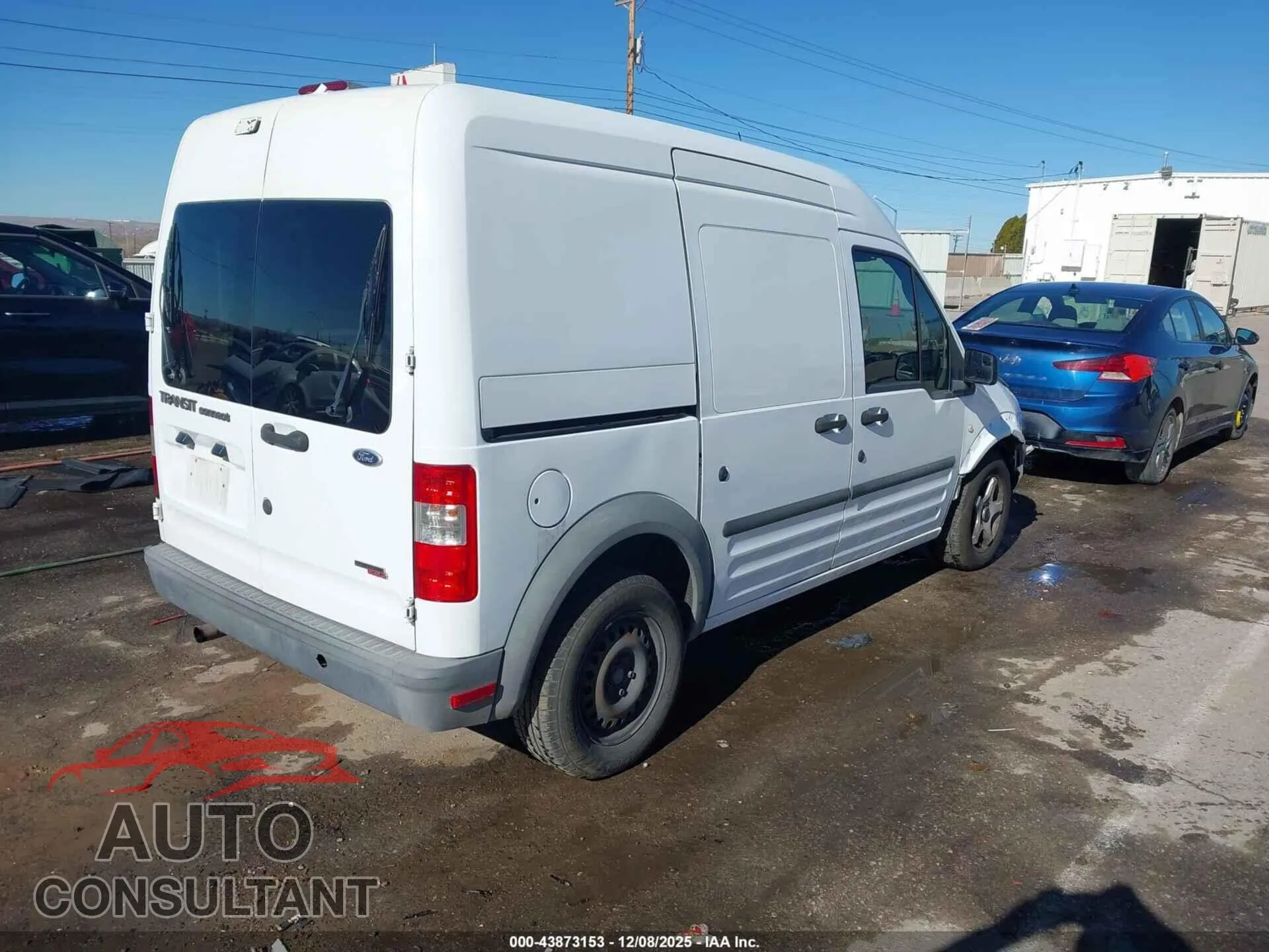 2012 FORD TRANSIT CONNECT Damaged VIN NM0LS7CN9CT097786 – dashboard