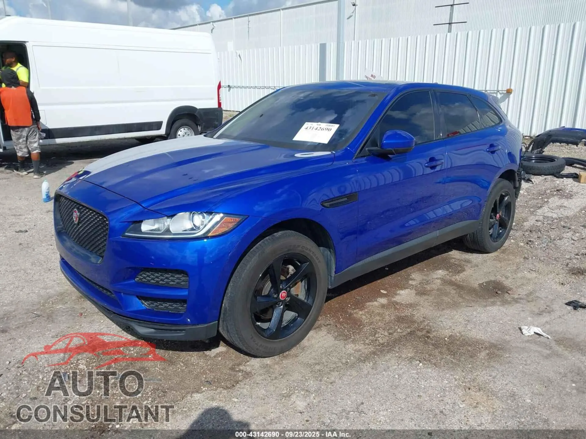 2020 JAGUAR F-PACE Damaged VIN SADCJ2FX0LA623504 – rear exterior