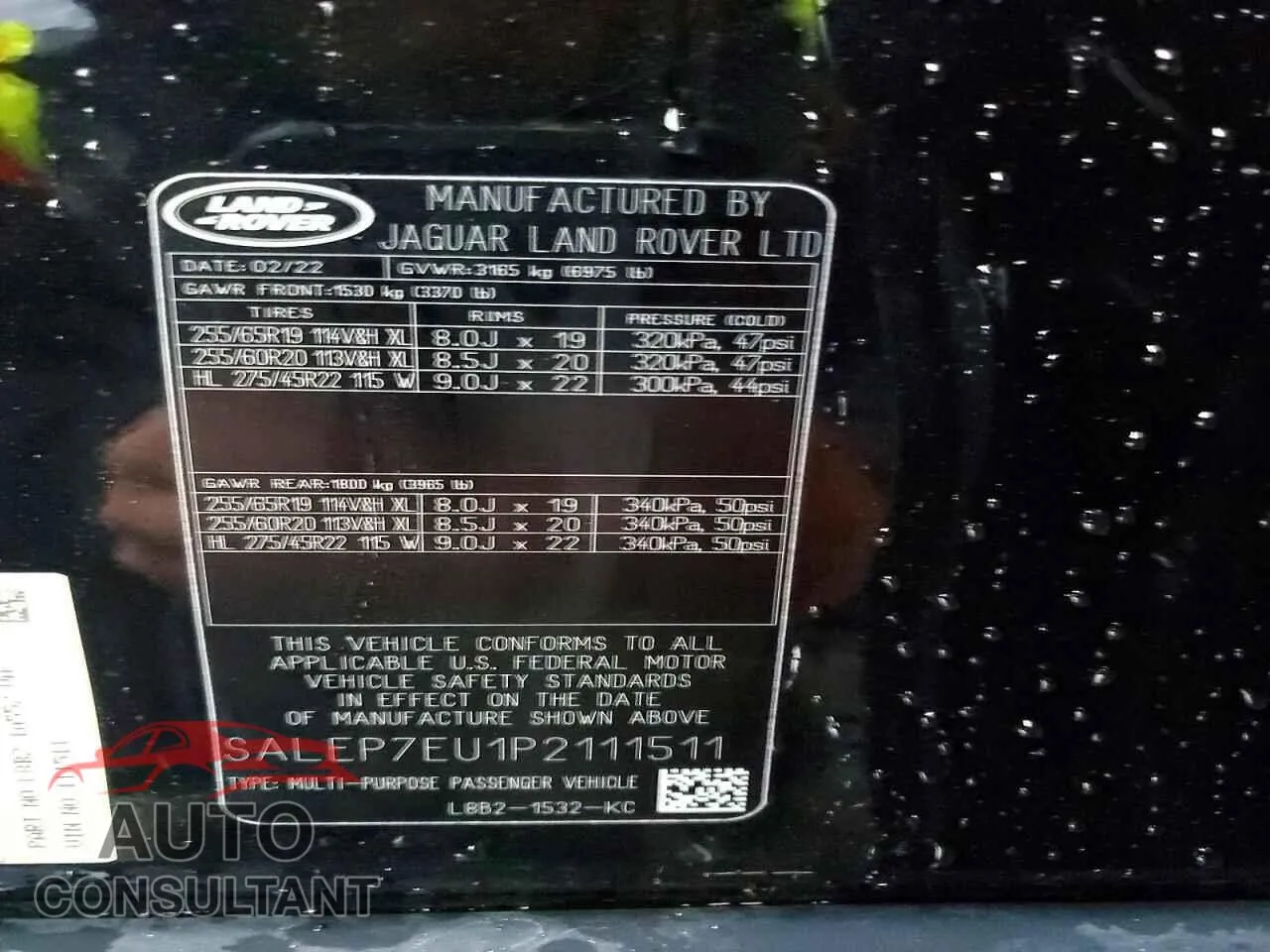 2023 LAND ROVER DEFENDER Damaged VIN SALEP7EU1P2111511 – photo 13