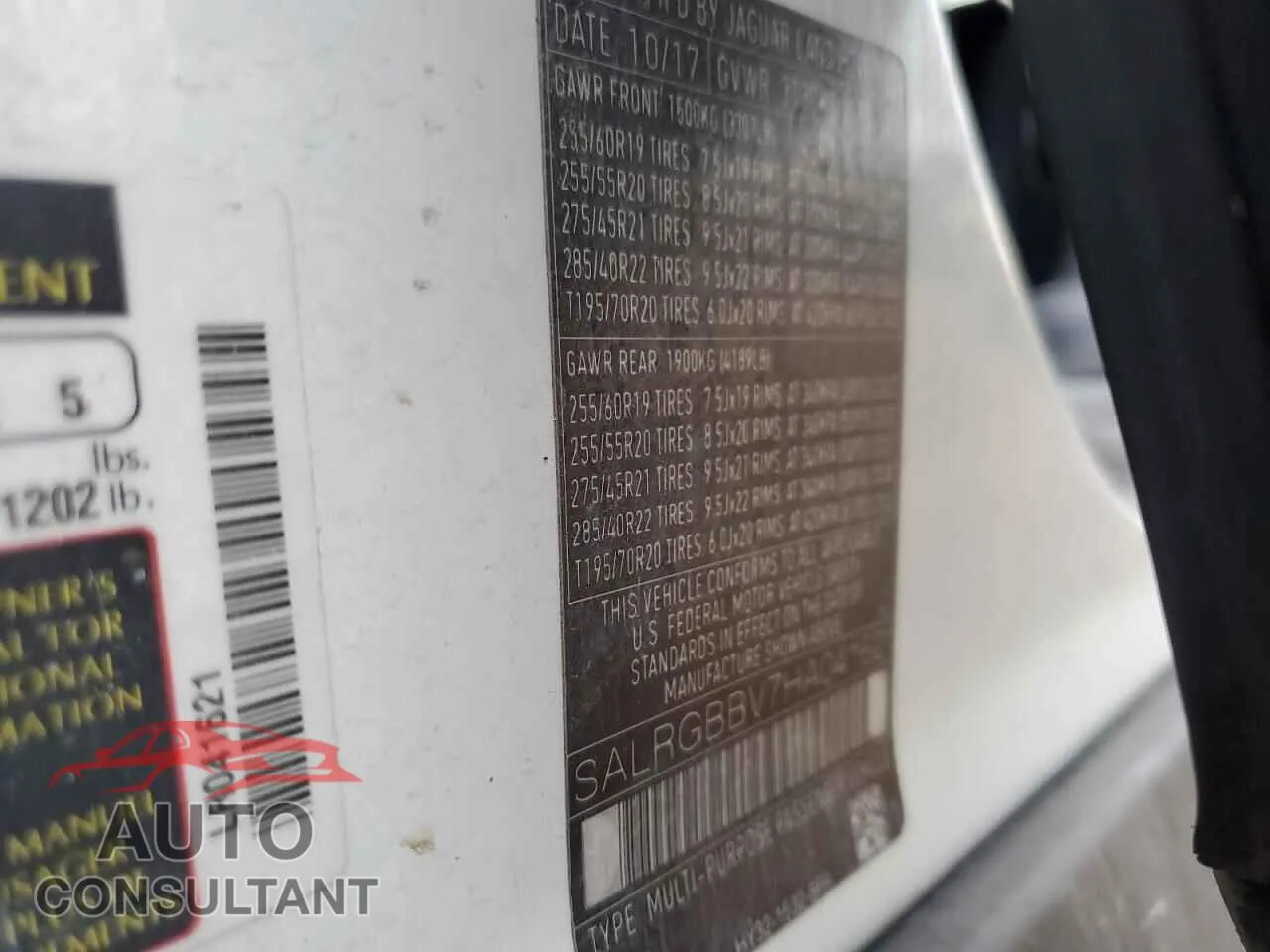 2017 LAND ROVER DISCOVERY Damaged VIN SALRGBBV7HA041621 – photo 13