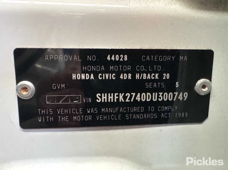 2013 Honda Civic Used VIN SHHFK2740DU300749 – photo 18
