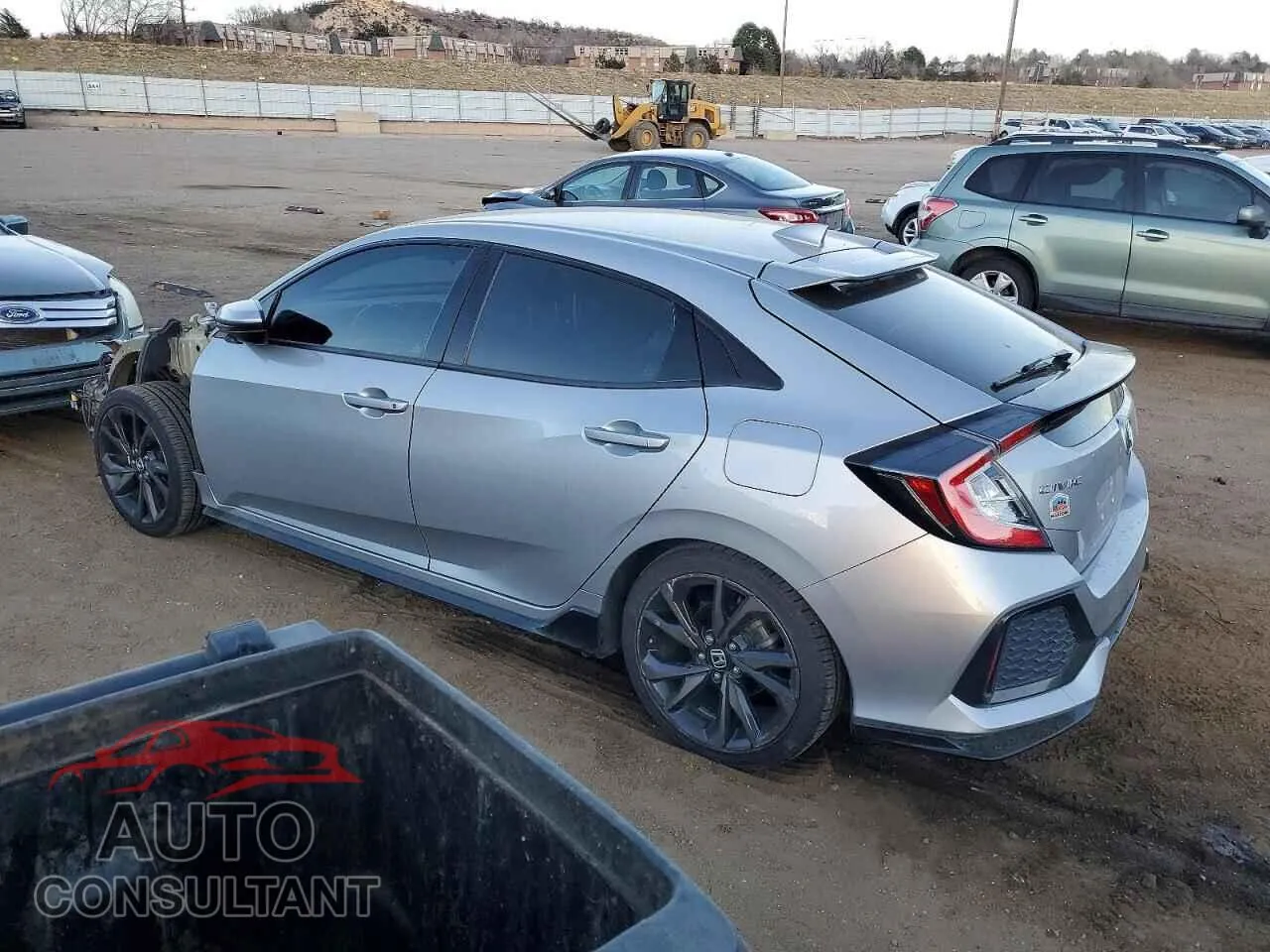 2019 HONDA CIVIC Damaged VIN SHHFK7H41KU210629 – rear exterior