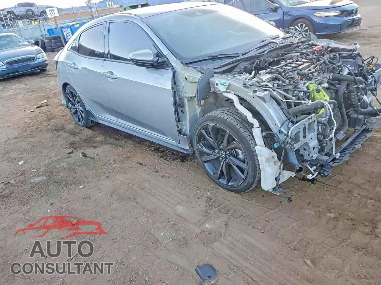 2019 HONDA CIVIC Damaged VIN SHHFK7H41KU210629 – dashboard