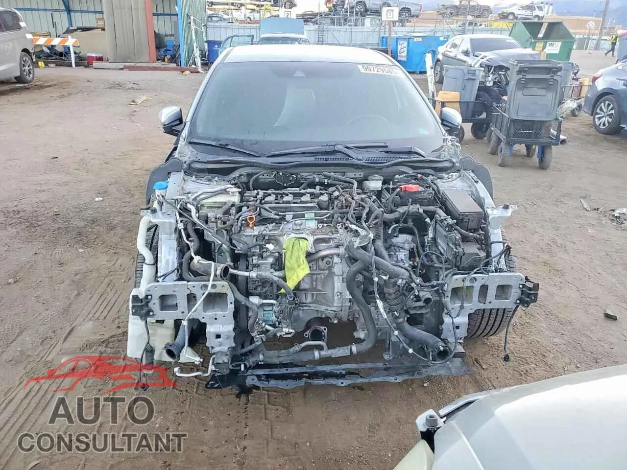 2019 HONDA CIVIC Damaged VIN SHHFK7H41KU210629 – interior seats
