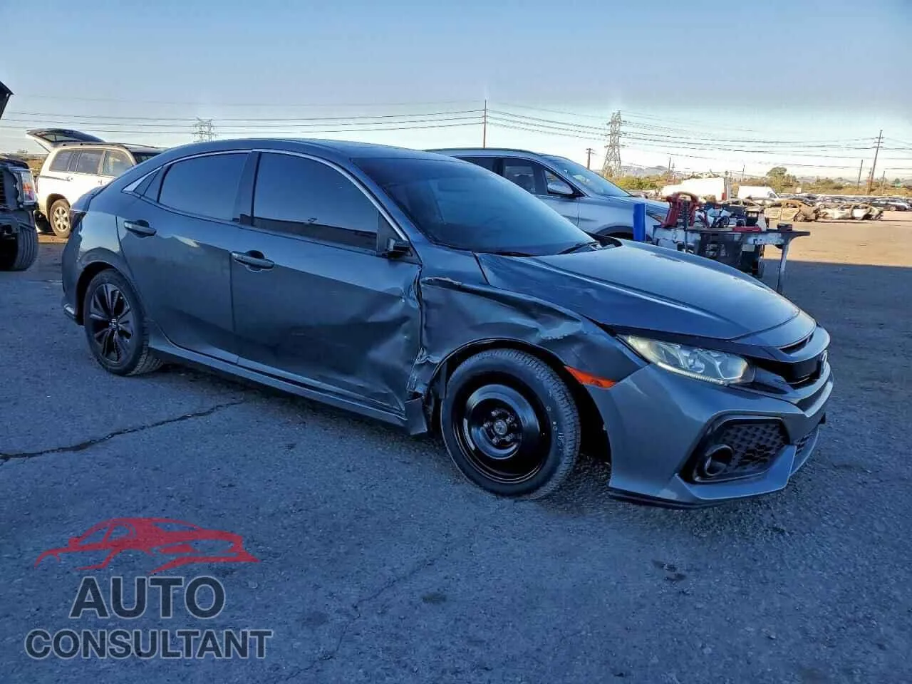 2018 HONDA CIVIC Damaged VIN SHHFK7H52JU430384 – dashboard