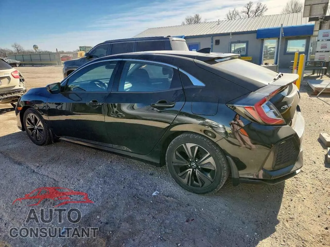 2017 HONDA CIVIC Damaged VIN SHHFK7H55HU226916 – rear exterior