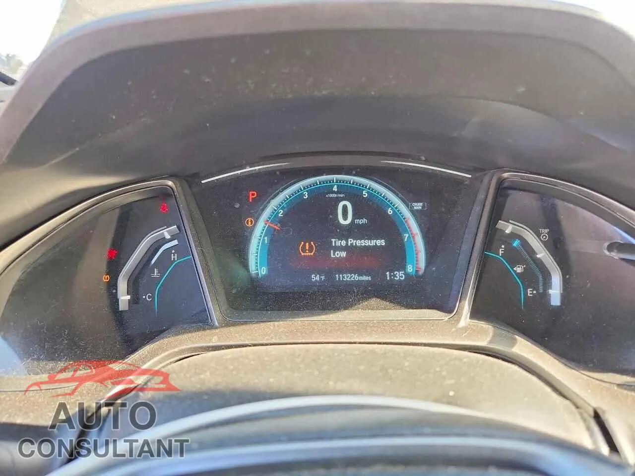 2017 HONDA CIVIC Damaged VIN SHHFK7H55HU226916 – trunk area