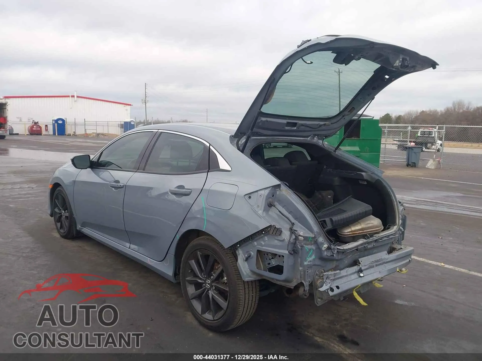 2021 HONDA CIVIC Damaged VIN SHHFK7H68MU204816 – side profile