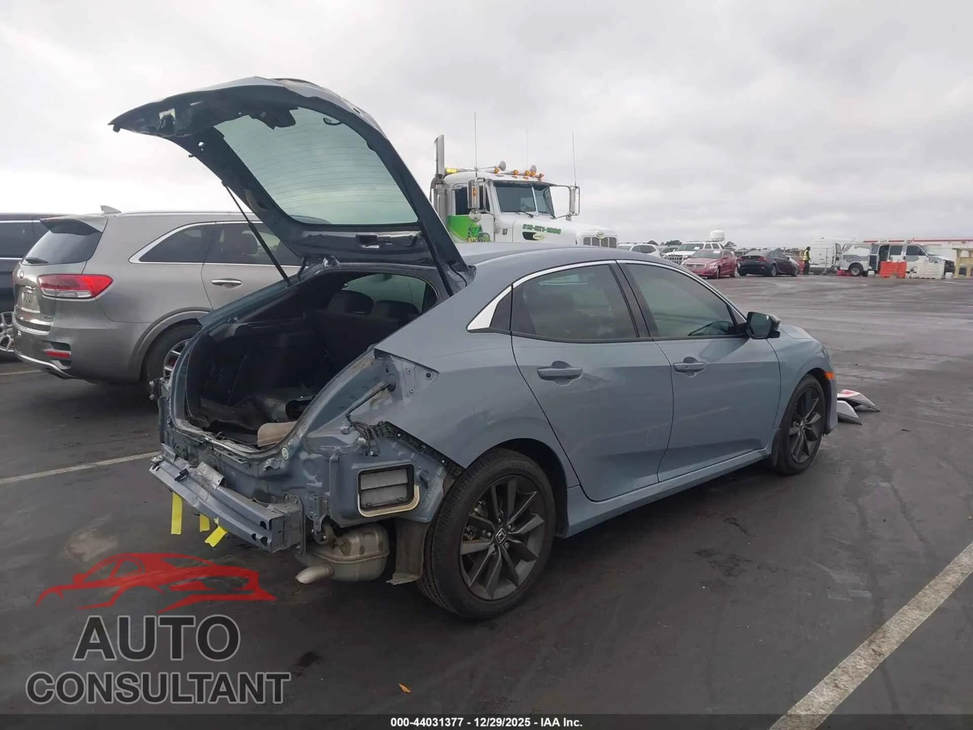 2021 HONDA CIVIC Damaged VIN SHHFK7H68MU204816 – dashboard