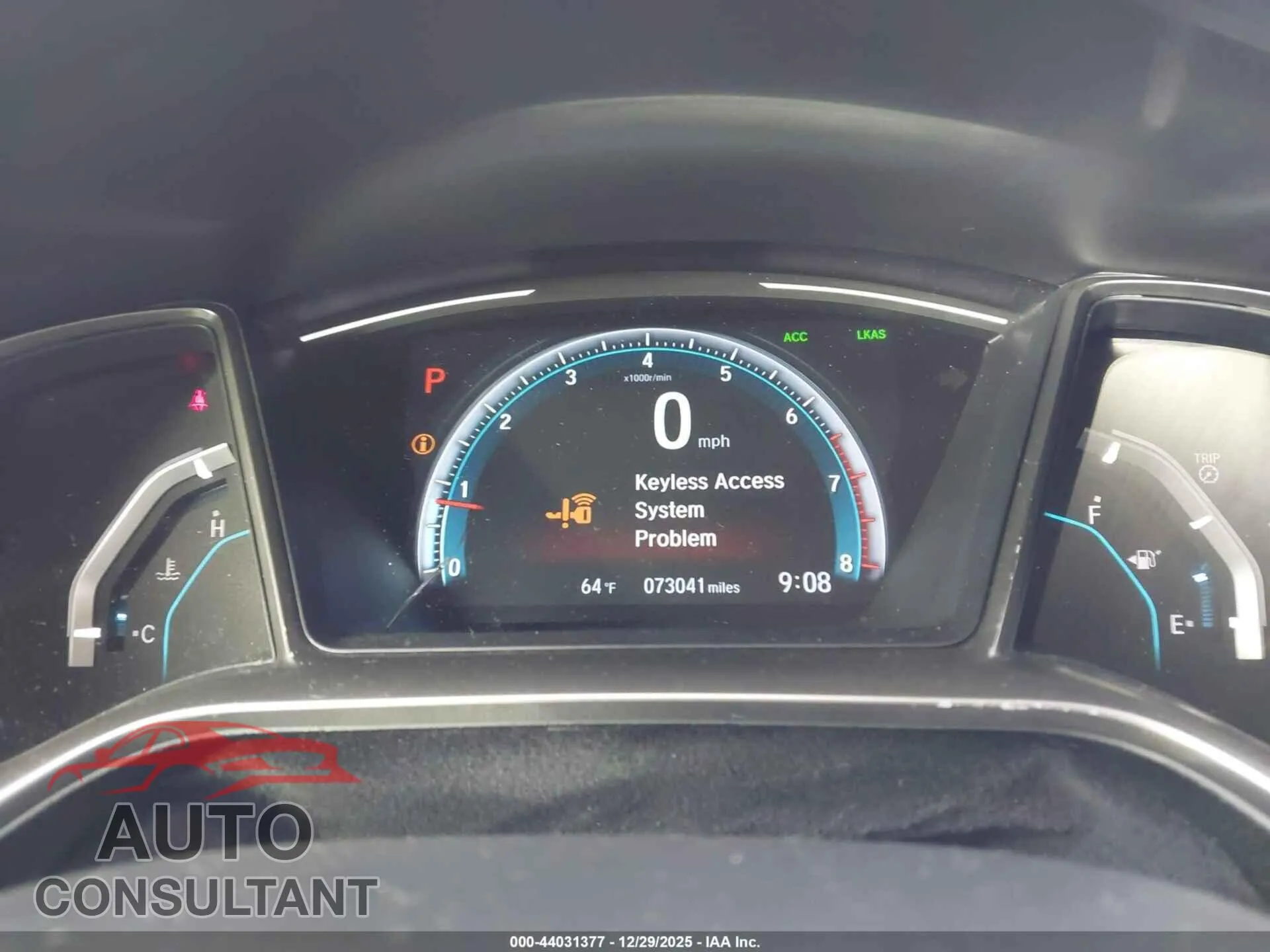 2021 HONDA CIVIC Damaged VIN SHHFK7H68MU204816 – exterior detail