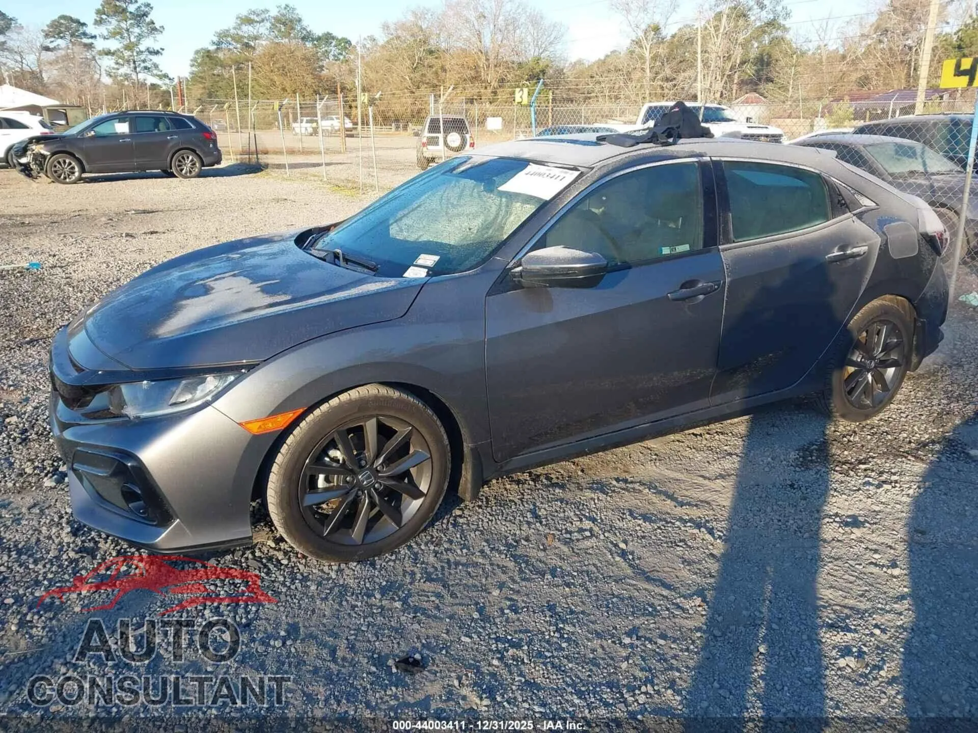 2021 HONDA CIVIC Damaged VIN SHHFK7H69MU214545 – rear exterior