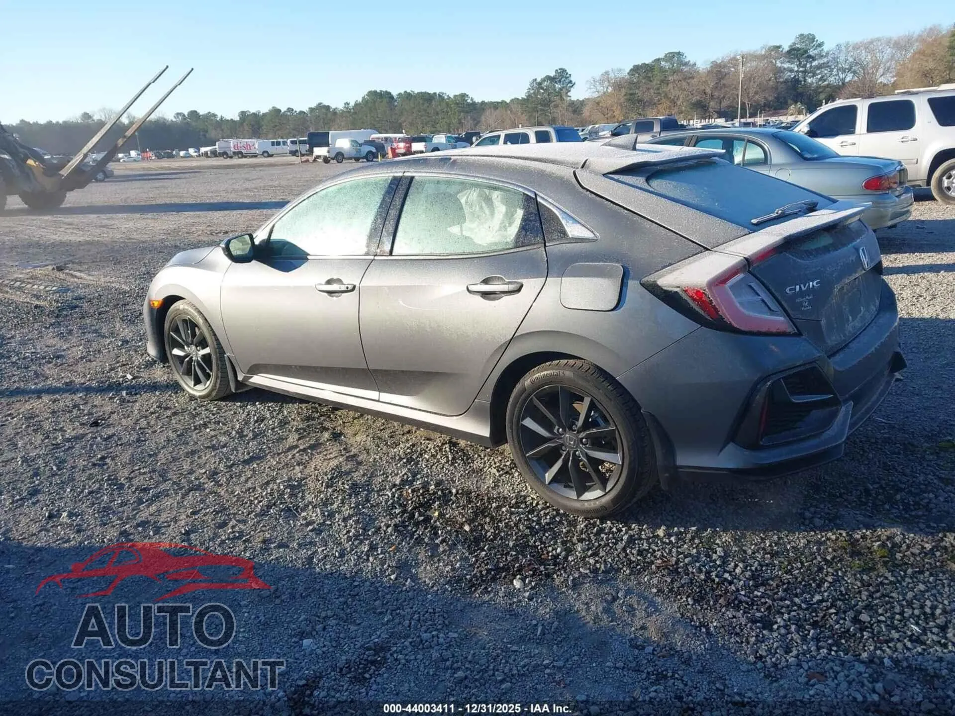 2021 HONDA CIVIC Damaged VIN SHHFK7H69MU214545 – side profile