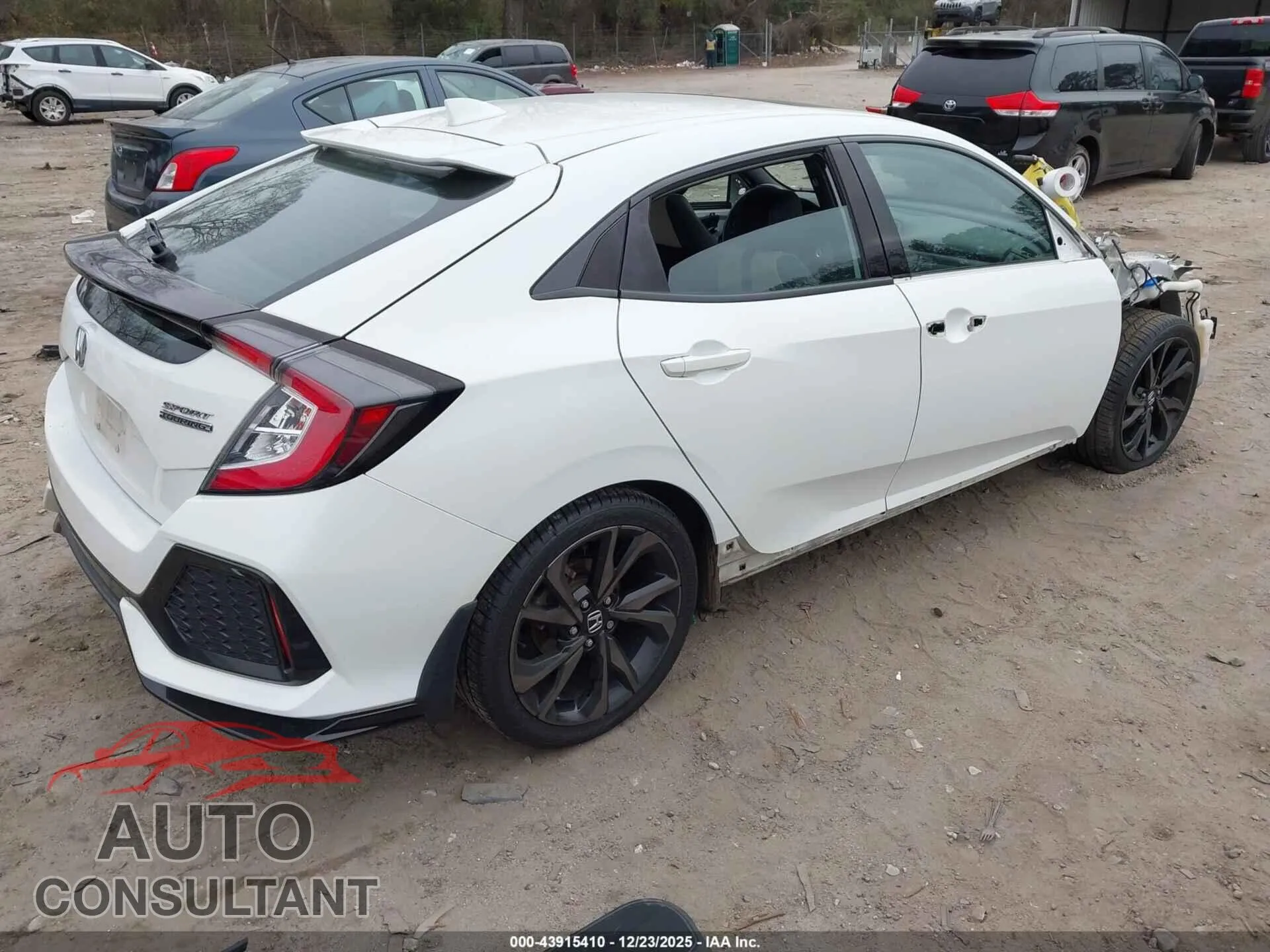2019 HONDA CIVIC Damaged VIN SHHFK7H99KU229232 – dashboard