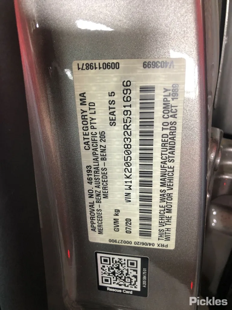 2020 Mercedes-Benz C-Class Used VIN W1K2050832R591696 – photo 21