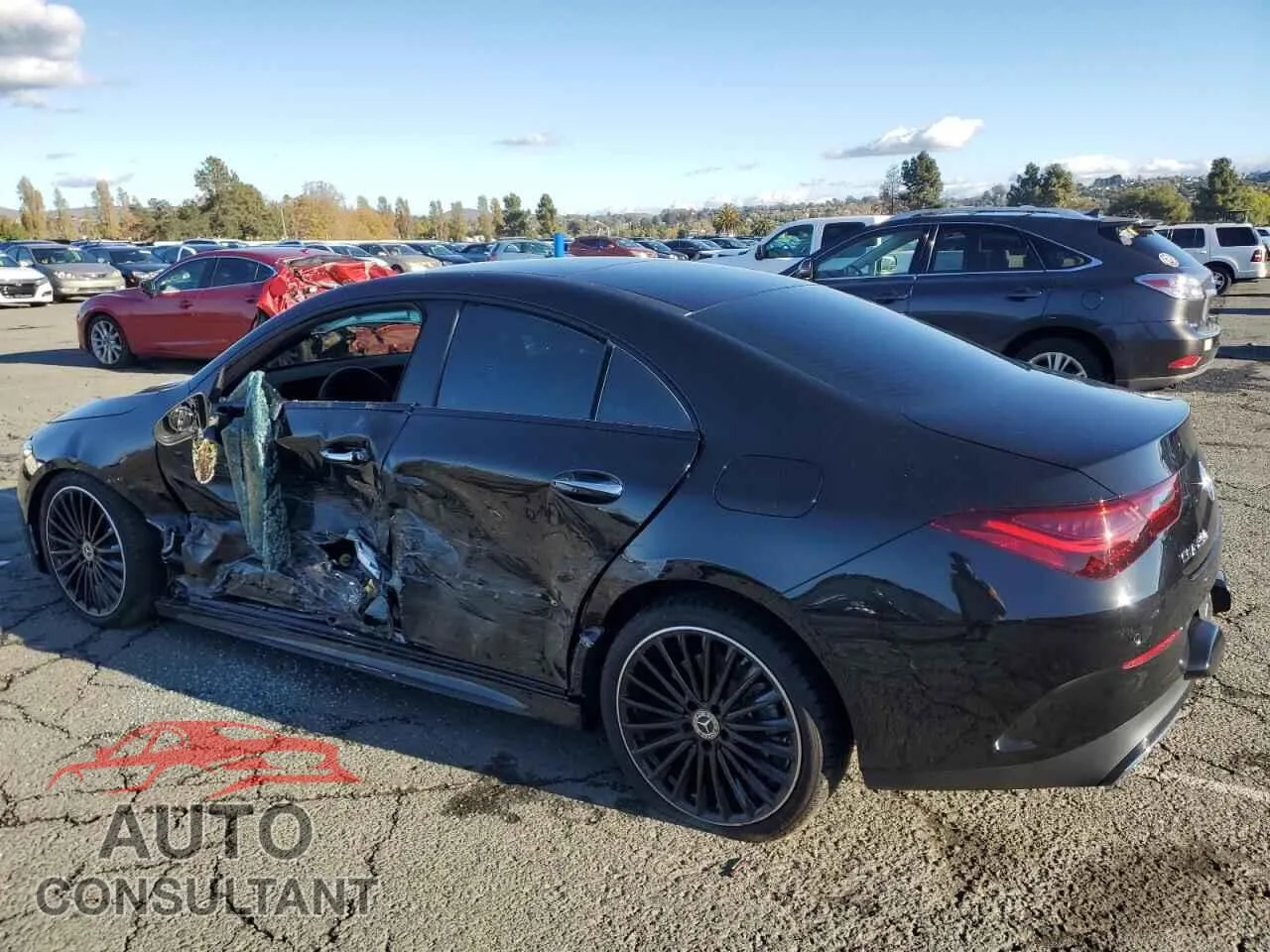 2025 MERCEDES-BENZ CLA-CLASS Damaged VIN W1K5J4GB0SN516405 – rear exterior
