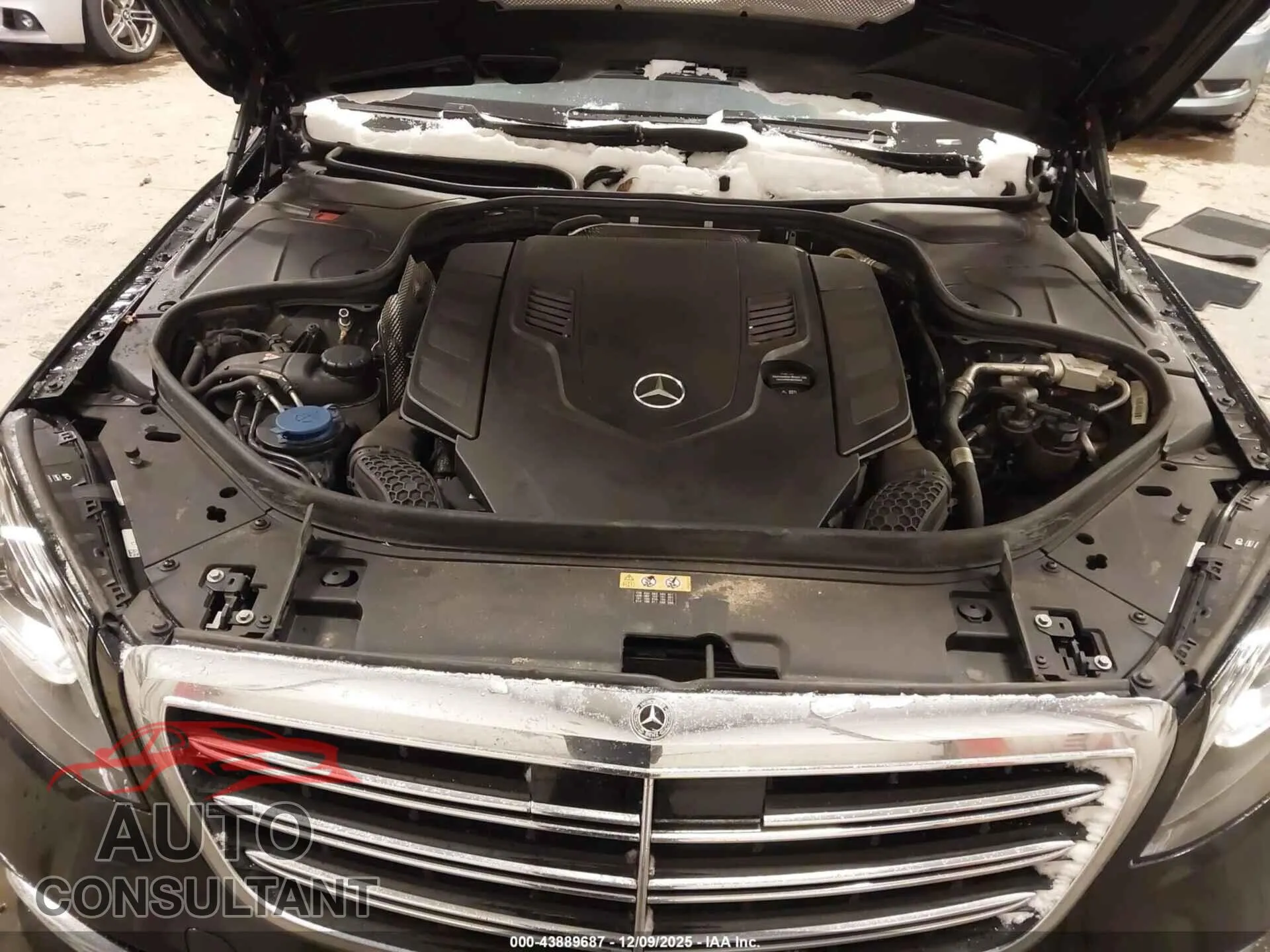 2020 MERCEDES-BENZ S 560 Damaged VIN W1KUG8GB9LA562857 – odometer reading