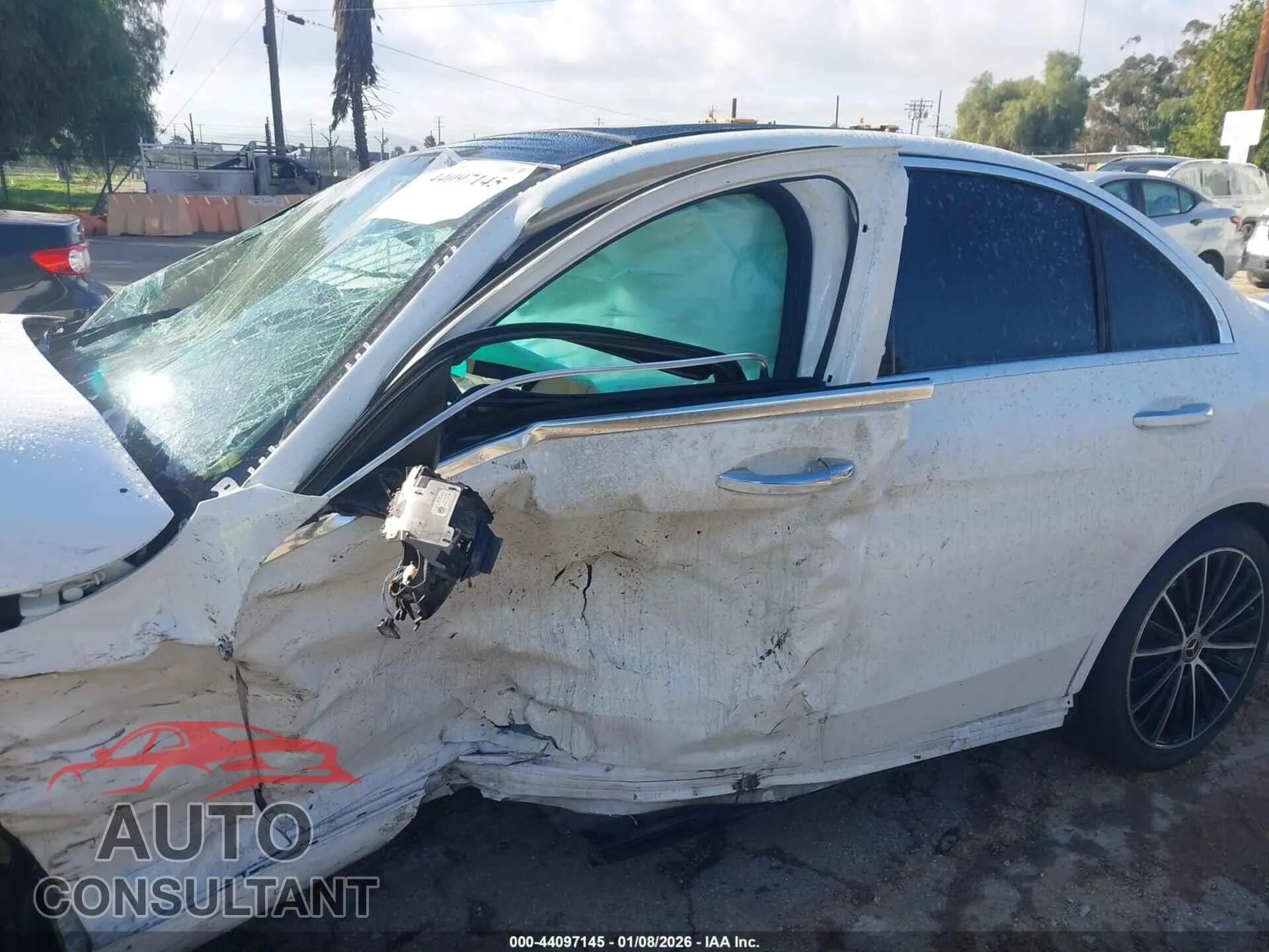 2021 MERCEDES-BENZ C 300 Damaged VIN W1KWF8DB5MR647178 – engine bay