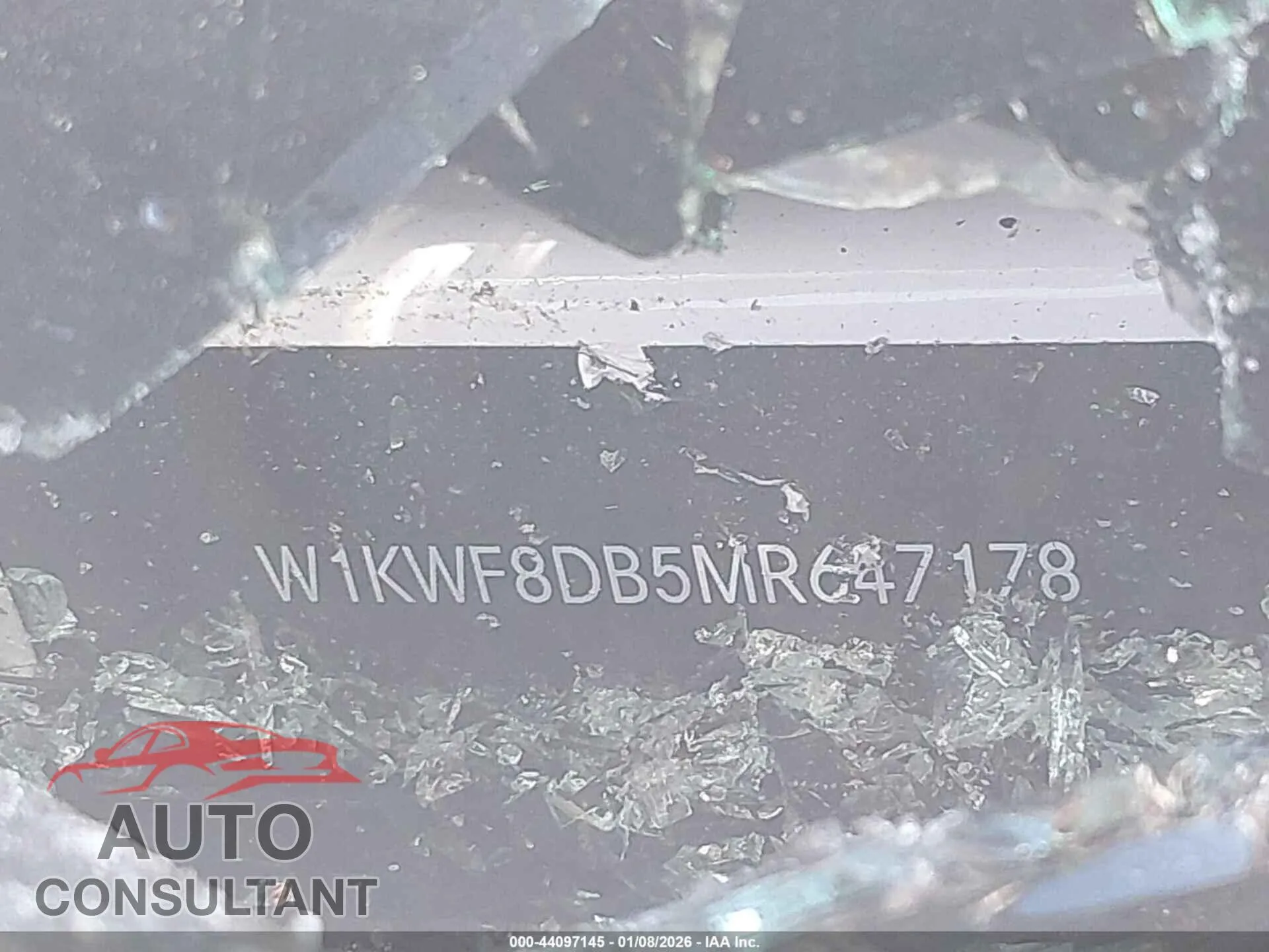 2021 MERCEDES-BENZ C 300 Damaged VIN W1KWF8DB5MR647178 – trunk area