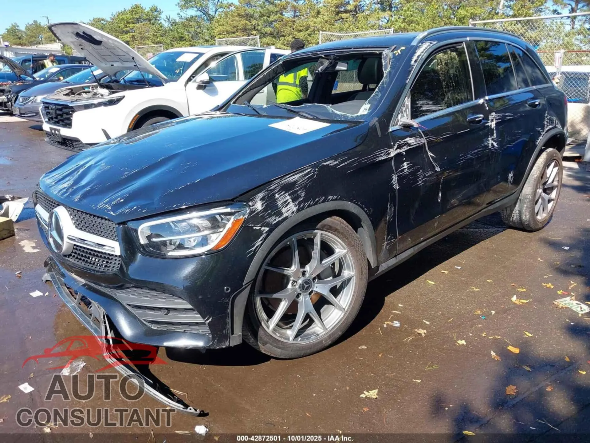 2021 MERCEDES-BENZ GLC 300 Damaged VIN W1N0G8EB5MF872609 – rear exterior
