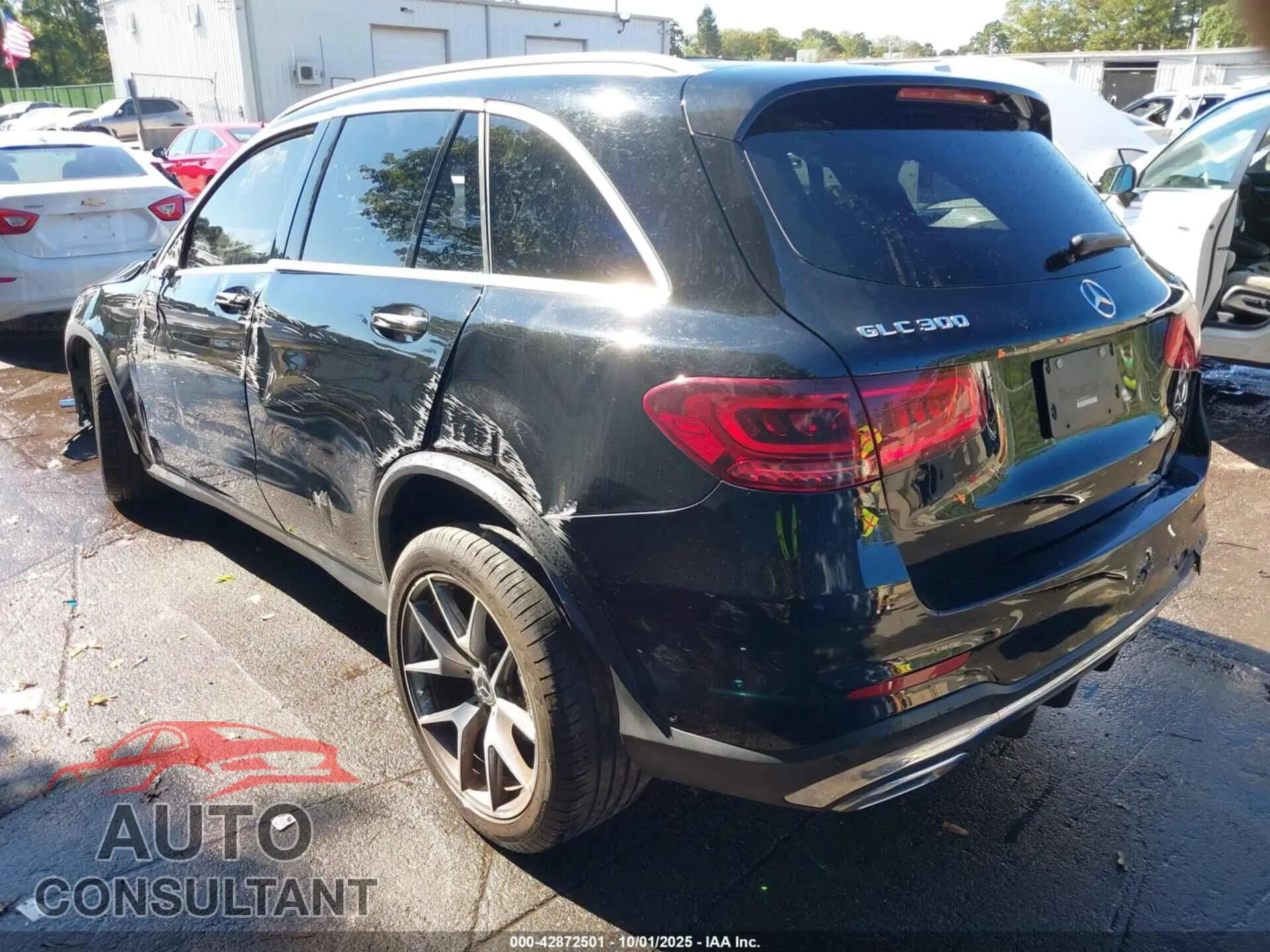 2021 MERCEDES-BENZ GLC 300 Damaged VIN W1N0G8EB5MF872609 – side profile
