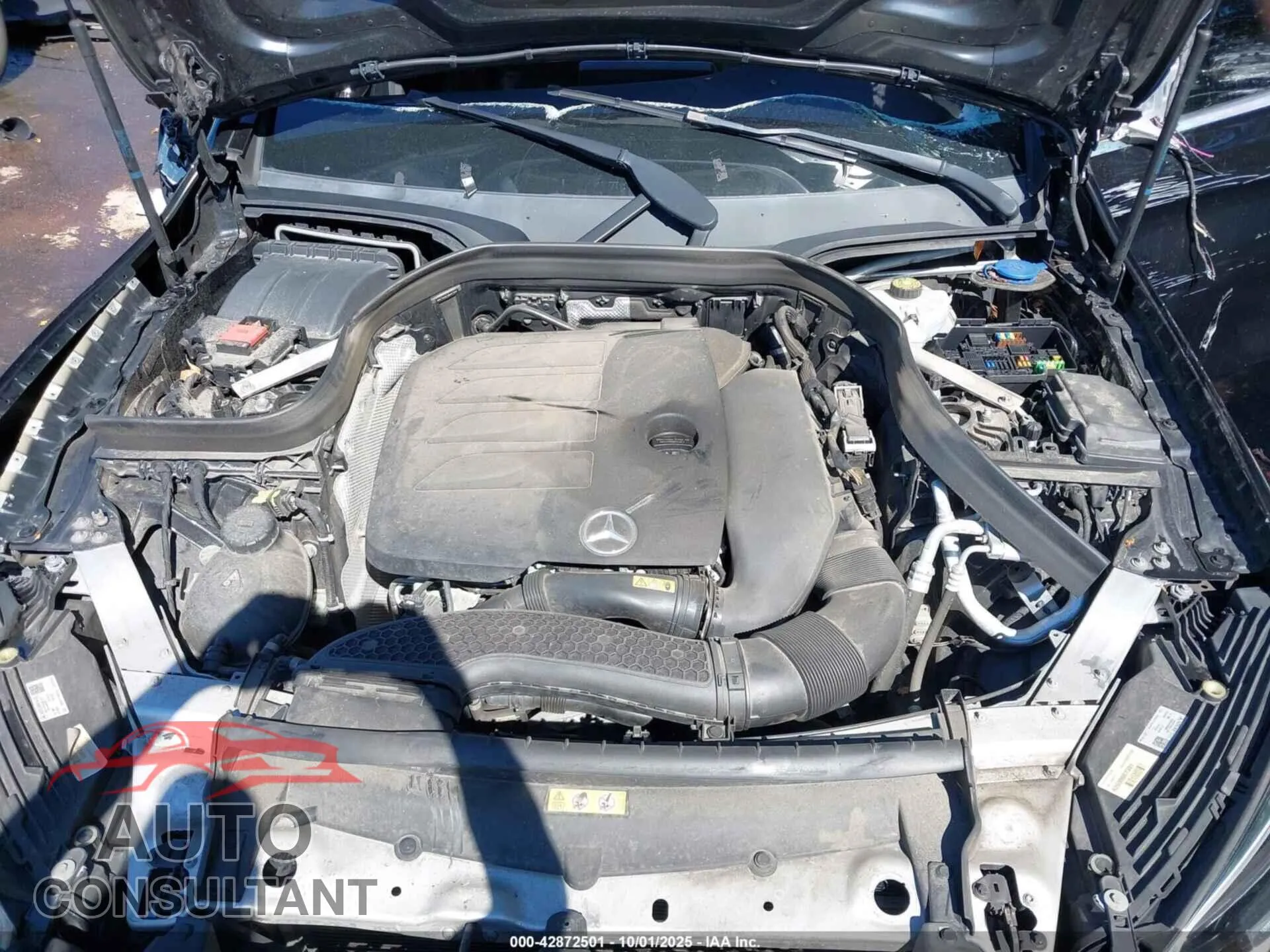 2021 MERCEDES-BENZ GLC 300 Damaged VIN W1N0G8EB5MF872609 – odometer reading