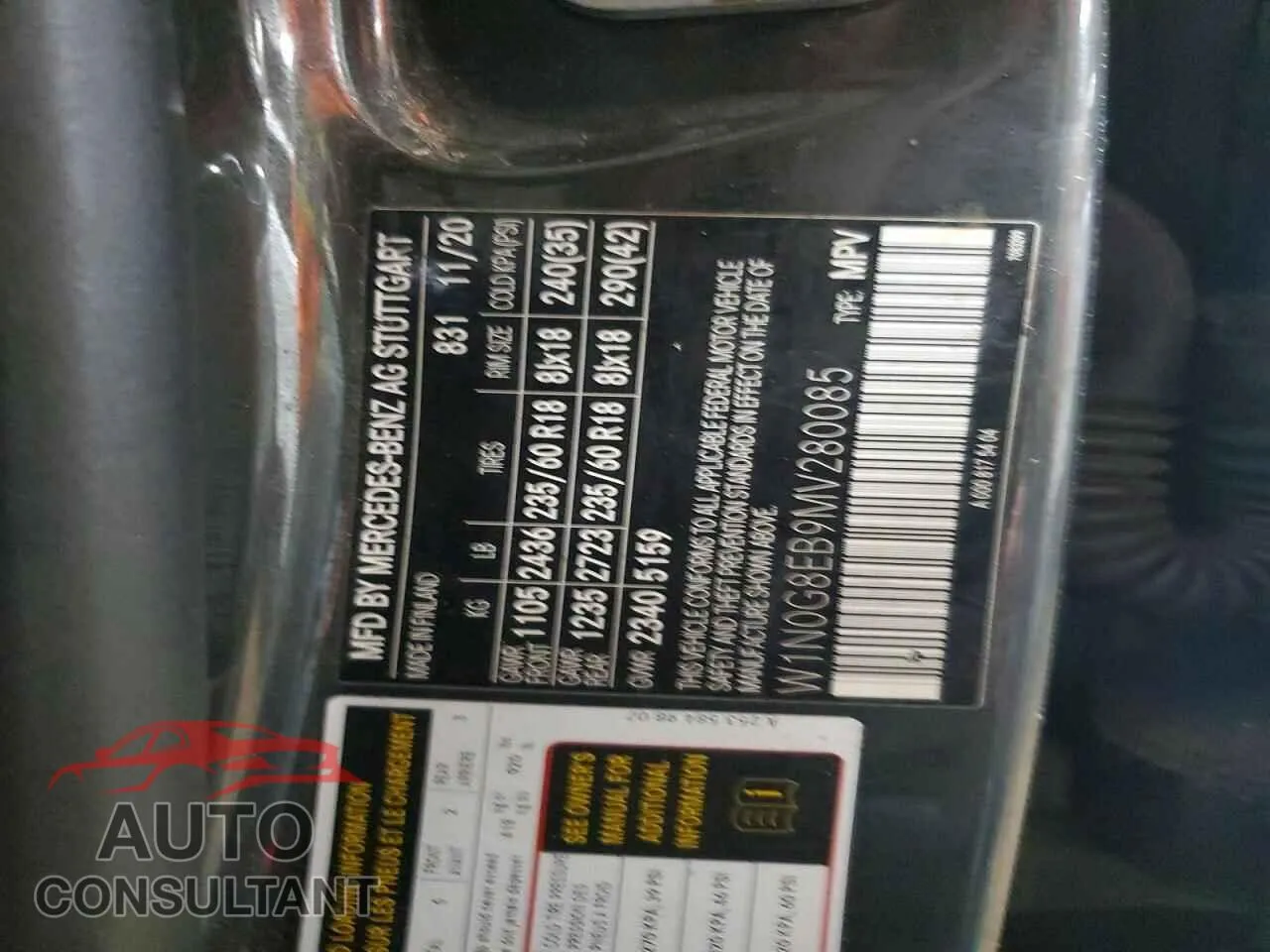 2021 MERCEDES-BENZ GLC-CLASS Damaged VIN W1N0G8EB9MV280085 – photo 13