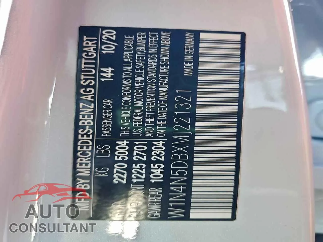 2021 MERCEDES-BENZ GLA-CLASS Damaged VIN W1N4N5DBXMJ221321 – photo 13 2021 MERCEDES-BENZ GLA-CLASS Damaged VIN W1N4N5DBXMJ221321 – photo 13