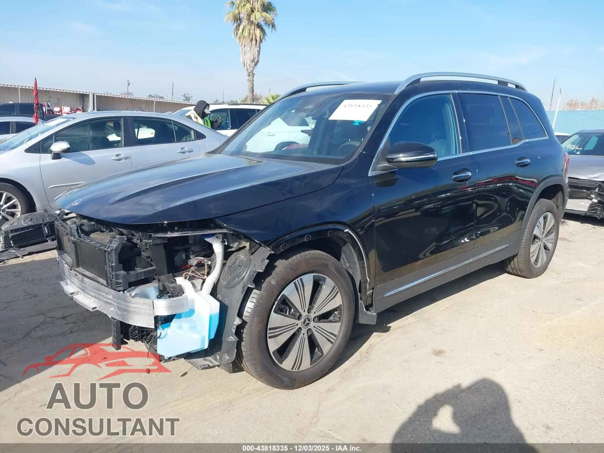 2024 MERCEDES-BENZ EQB 250 SUV Damaged VIN W1N9M0CB6RN109628 – rear exterior
