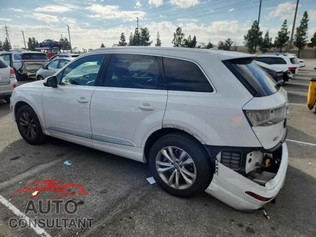 2019 AUDI Q7 Damaged VIN WA1AHAF7XKD016526 – rear exterior