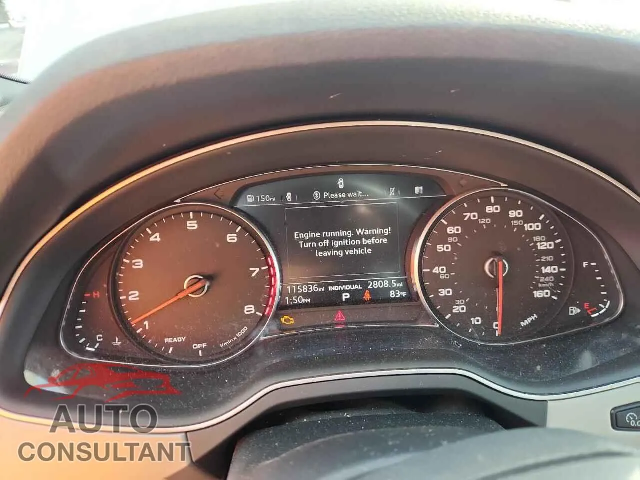 2019 AUDI Q7 Damaged VIN WA1AHAF7XKD016526 – trunk area