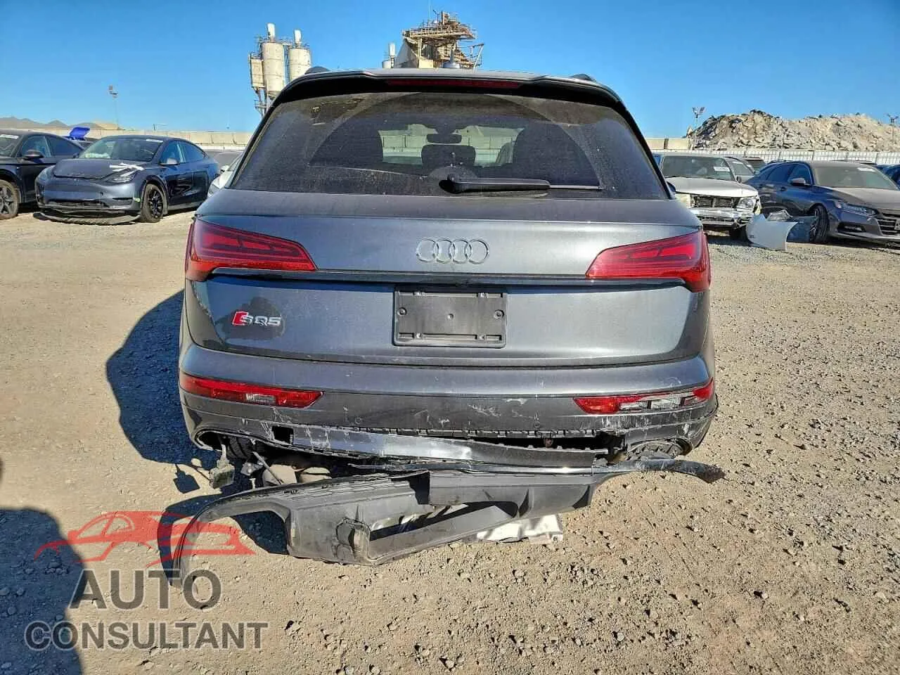 2021 AUDI SQ5 Damaged VIN WA1B4AFY8M2024180 – engine bay