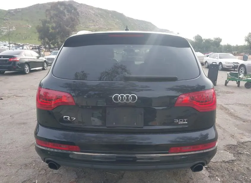2015 AUDI Q7 Used VIN WA1CGAFE3FD029862 – trunk area