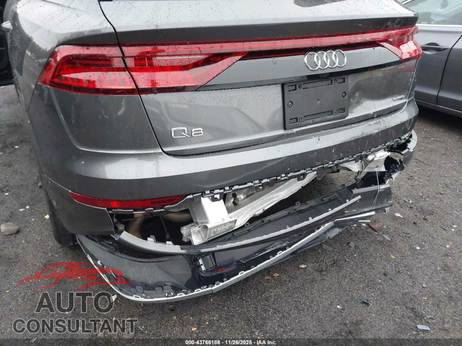2020 AUDI Q8 Damaged VIN WA1CVAF13LD020156 – engine bay