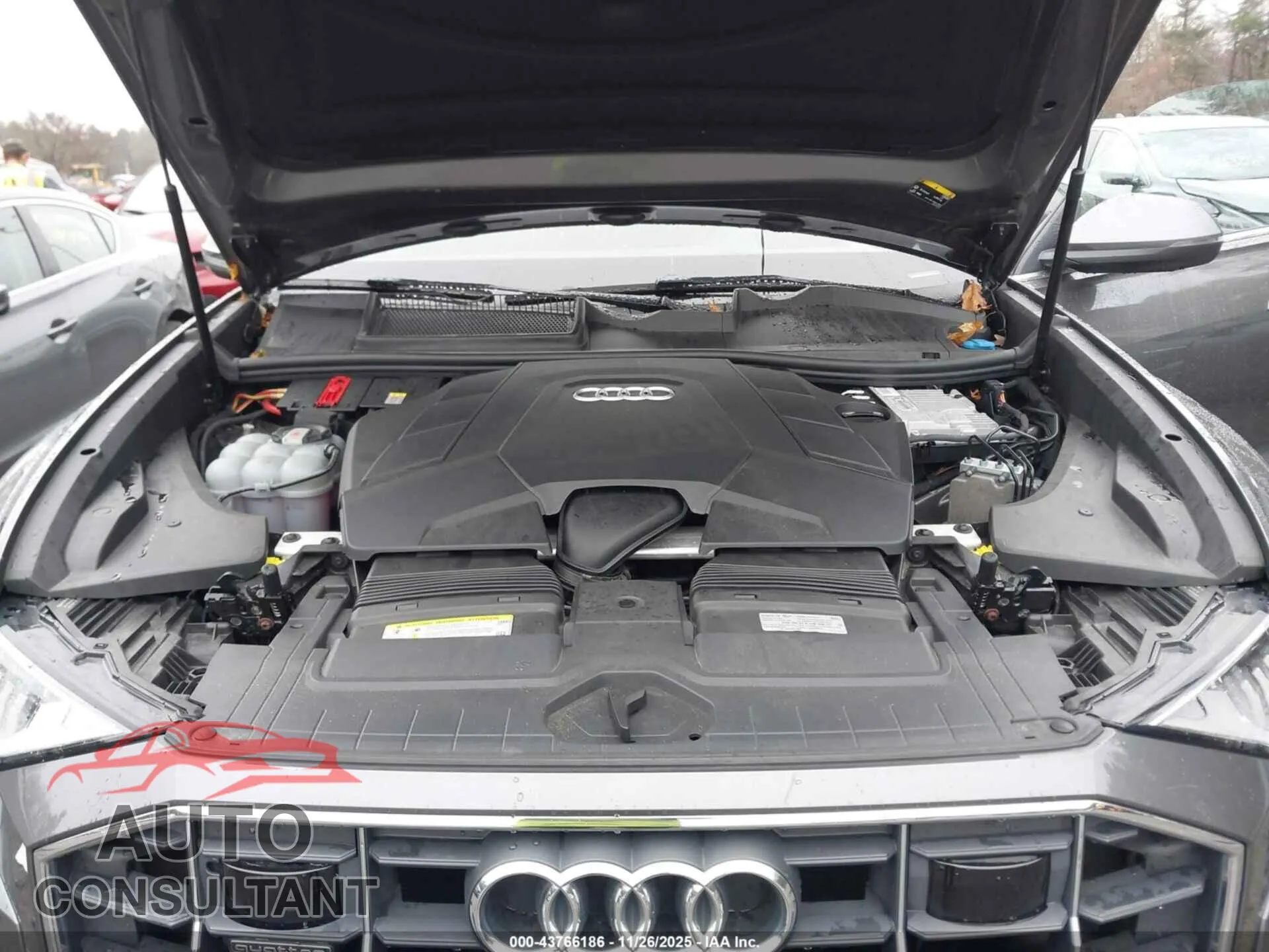 2020 AUDI Q8 Damaged VIN WA1CVAF13LD020156 – odometer reading