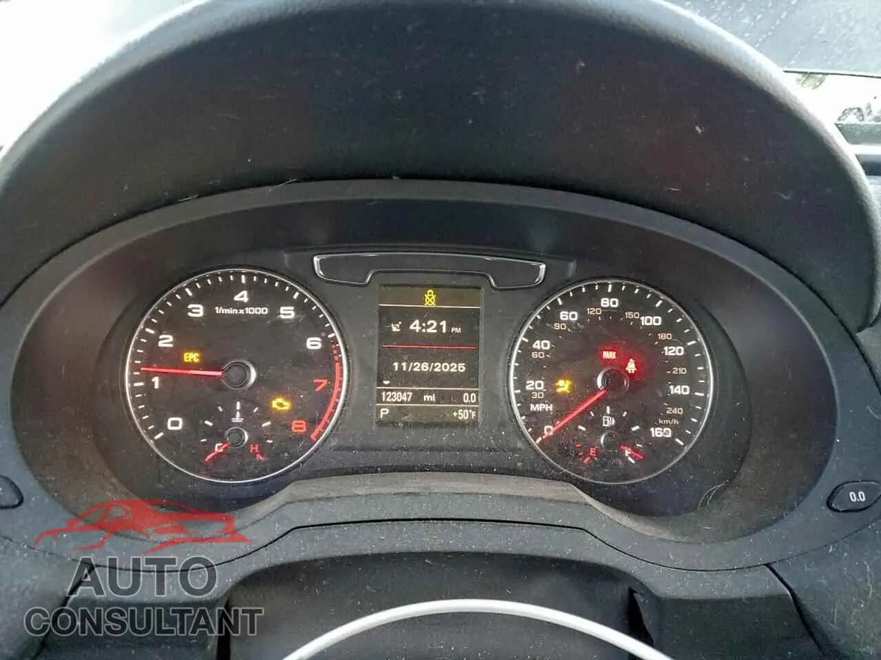 2016 AUDI Q3 Damaged VIN WA1EFCFS5GR011638 – trunk area