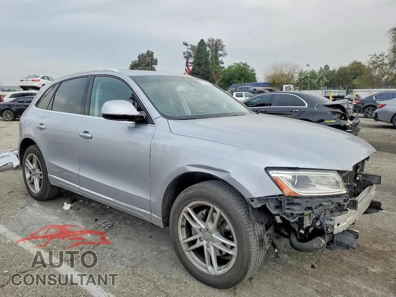 2016 AUDI Q5 Damaged VIN WA1L2AFP2GA057560 – dashboard