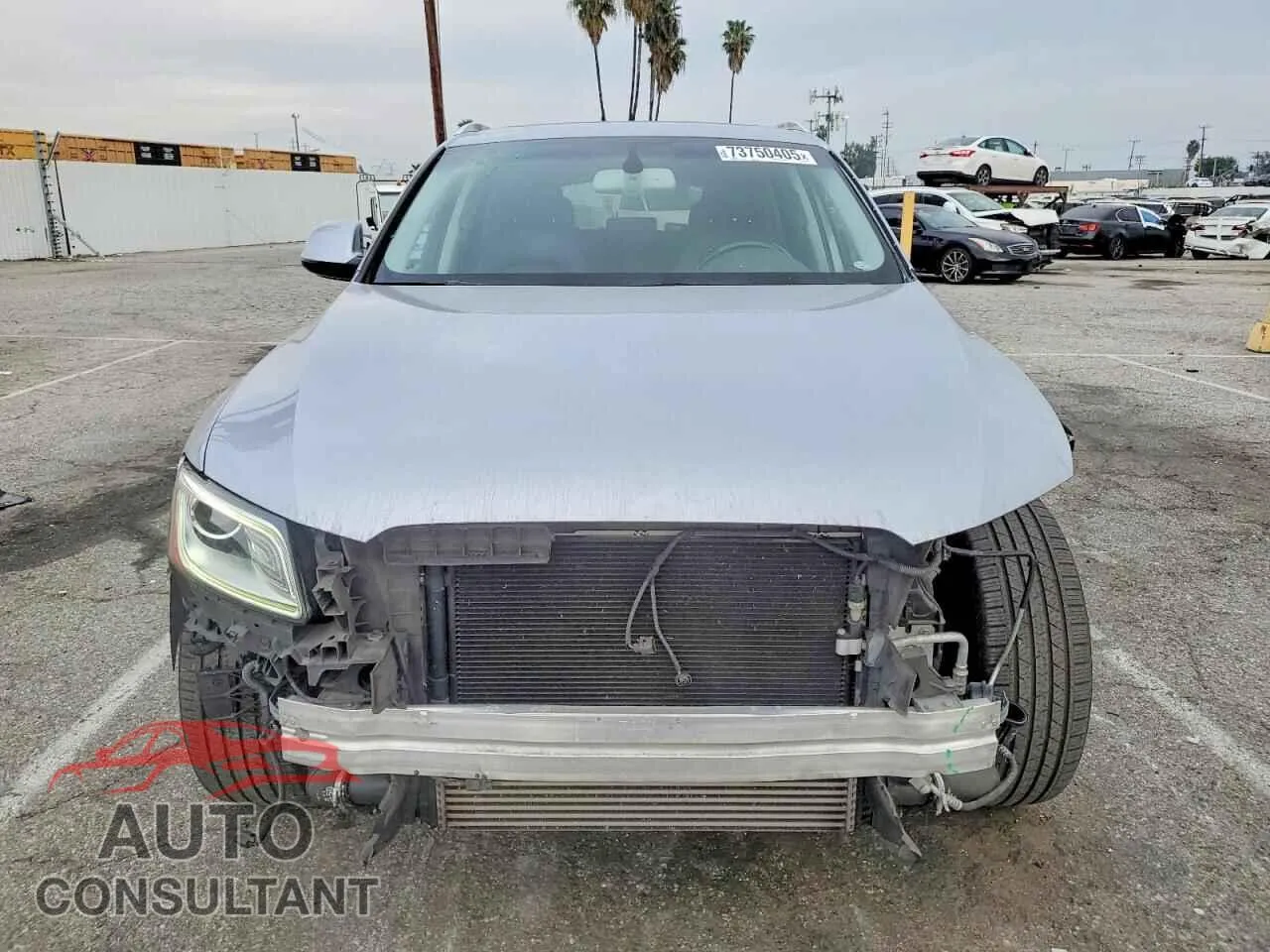 2016 AUDI Q5 Damaged VIN WA1L2AFP2GA057560 – interior seats