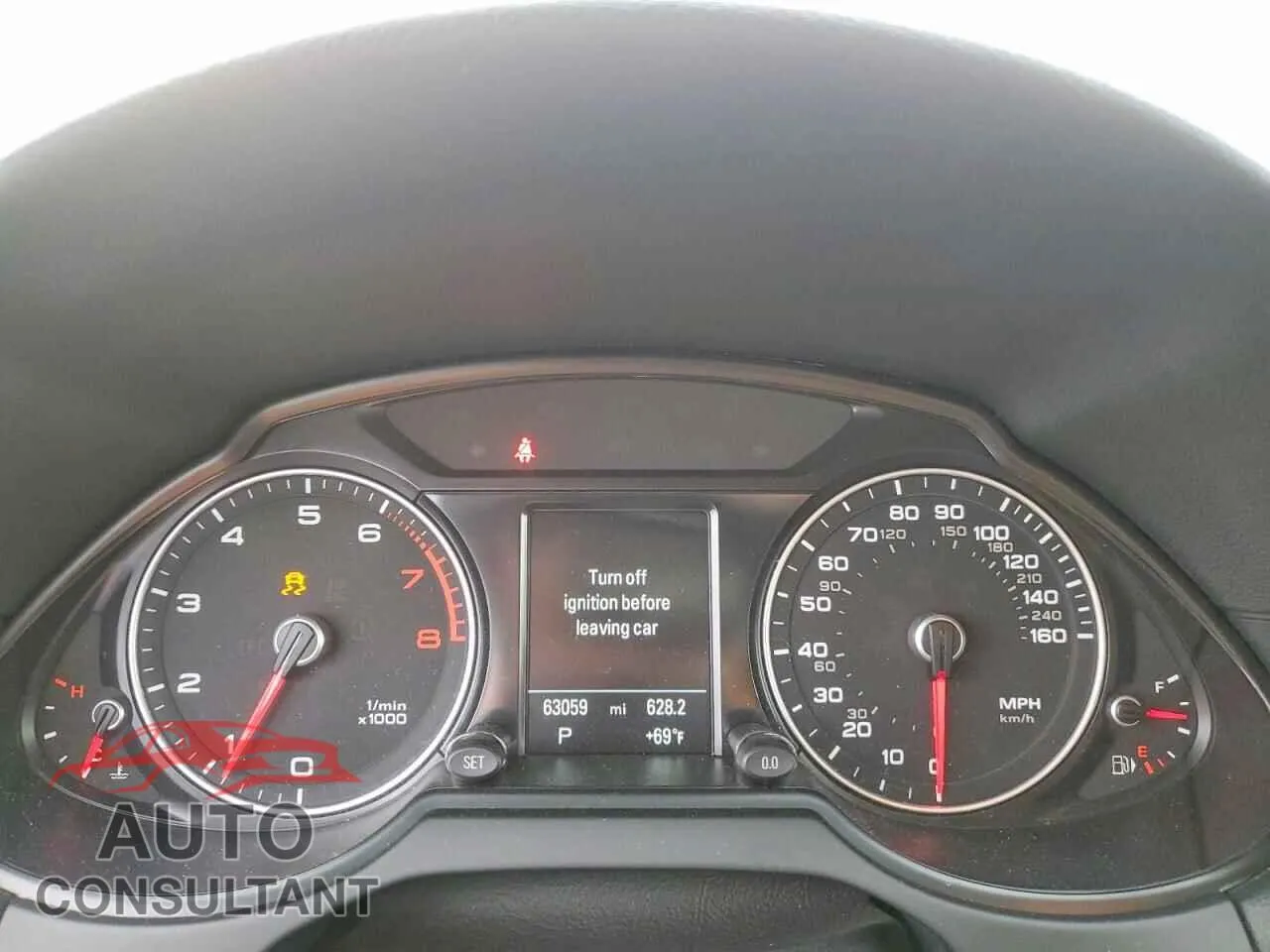 2016 AUDI Q5 Damaged VIN WA1L2AFP2GA057560 – trunk area
