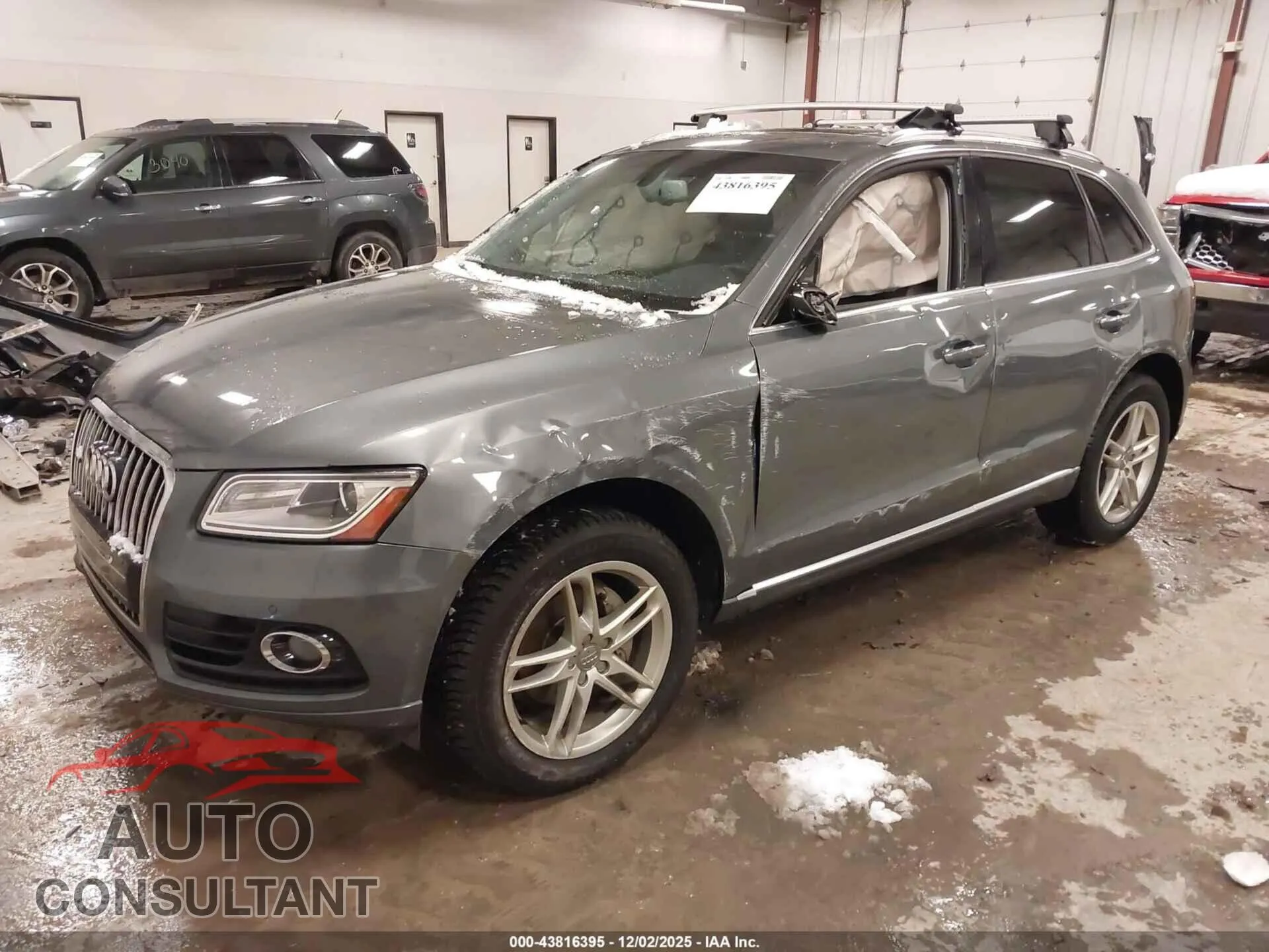 2016 AUDI Q5 Damaged VIN WA1L2AFPXGA073103 – rear exterior