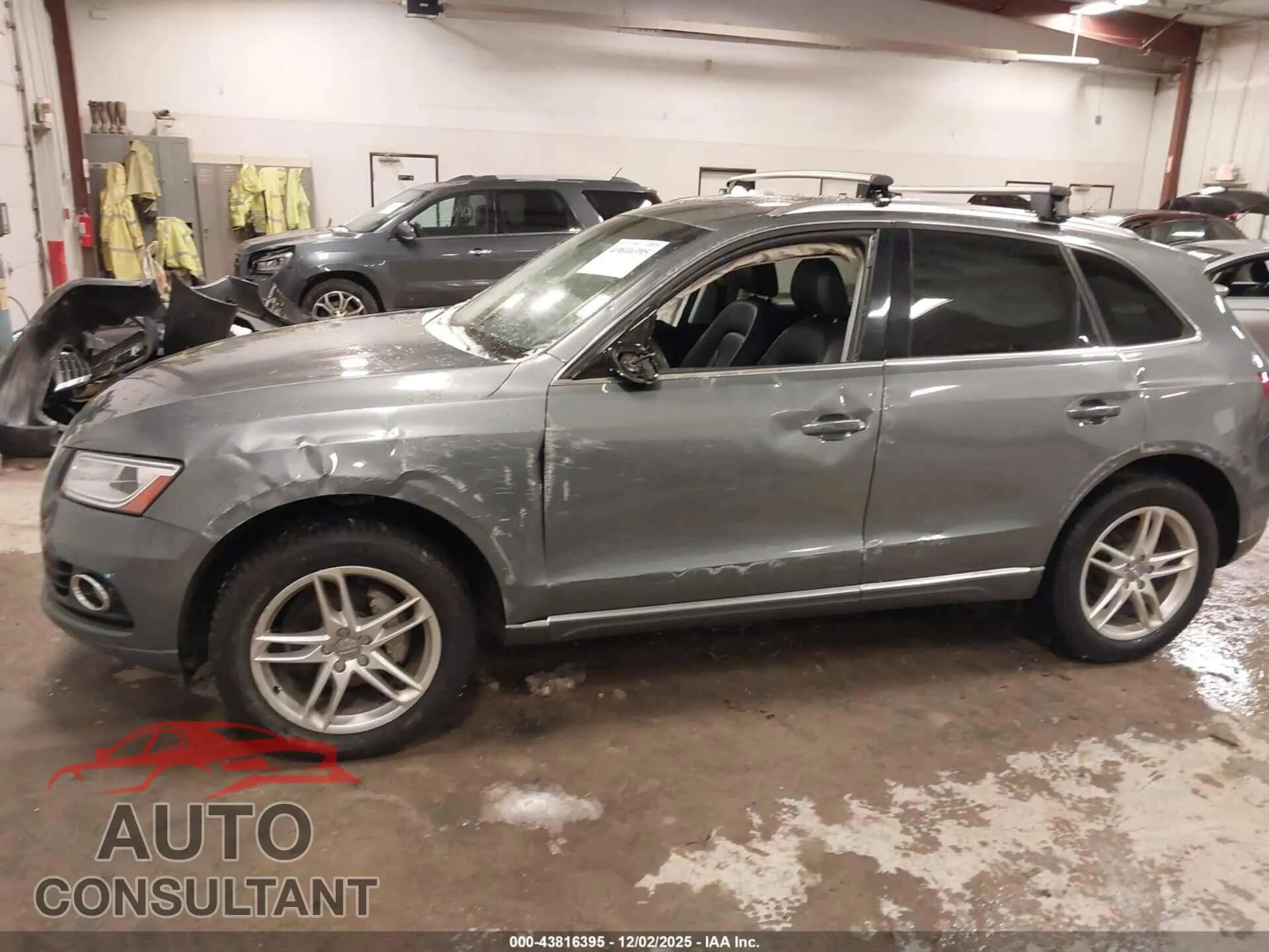 2016 AUDI Q5 Damaged VIN WA1L2AFPXGA073103 – engine bay