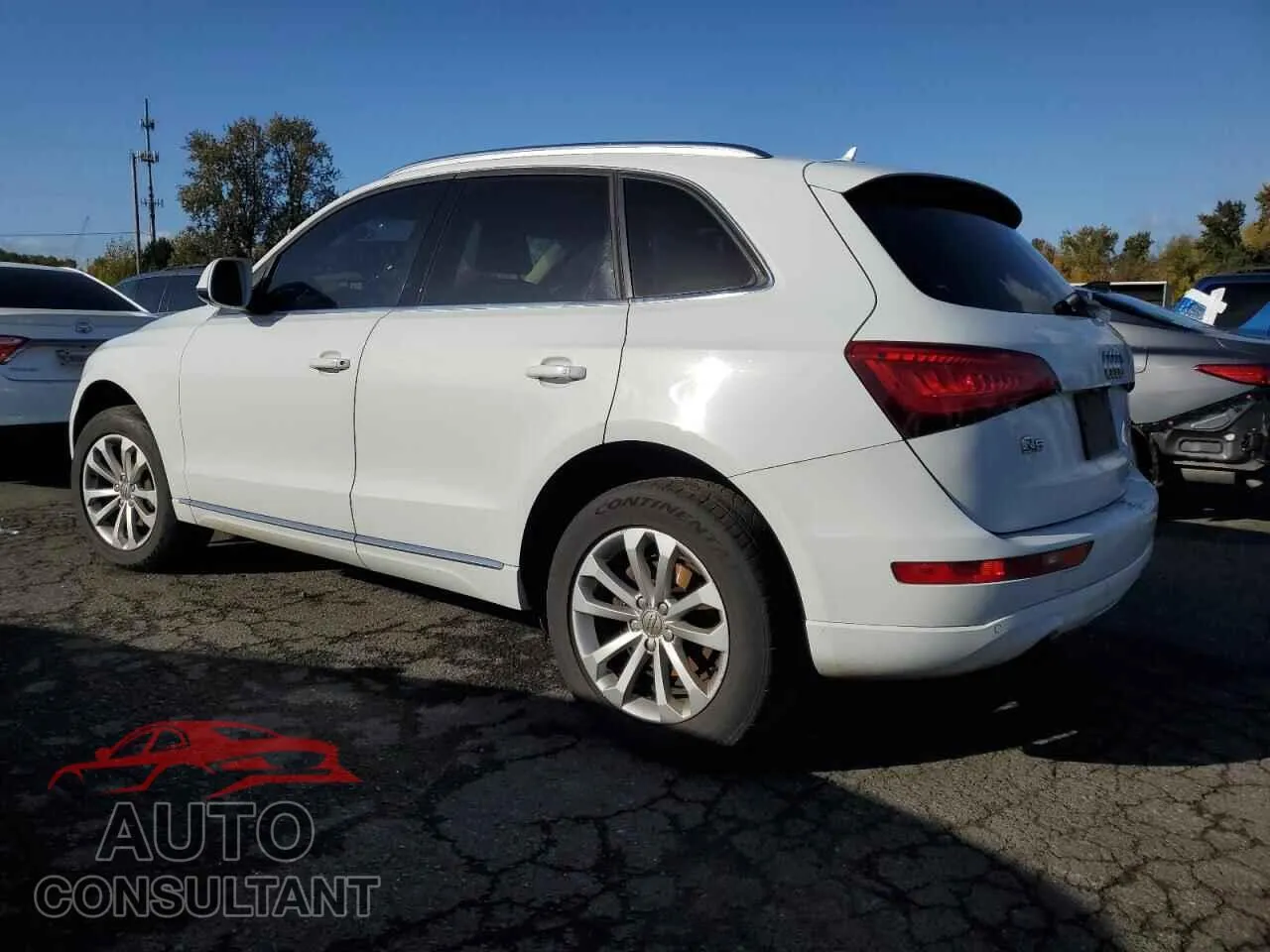 2014 AUDI Q5 Damaged VIN WA1LFAFP7EA028508 – rear exterior
