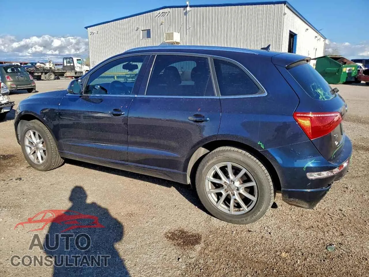 2010 AUDI Q5 Damaged VIN WA1LKAFP3AA084581 – rear exterior