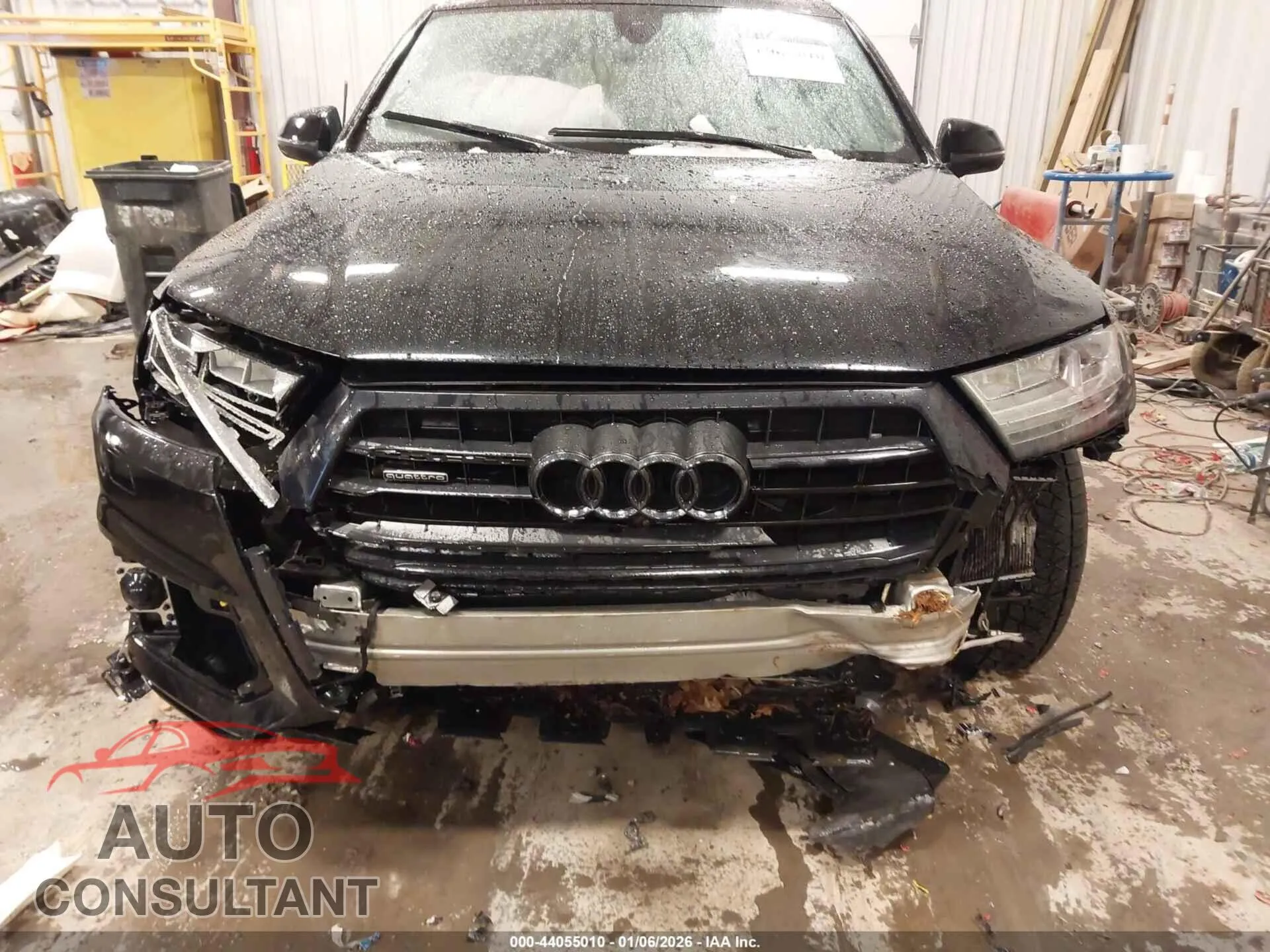 2019 AUDI Q7 Damaged VIN WA1VAAF73KD026188 – engine bay