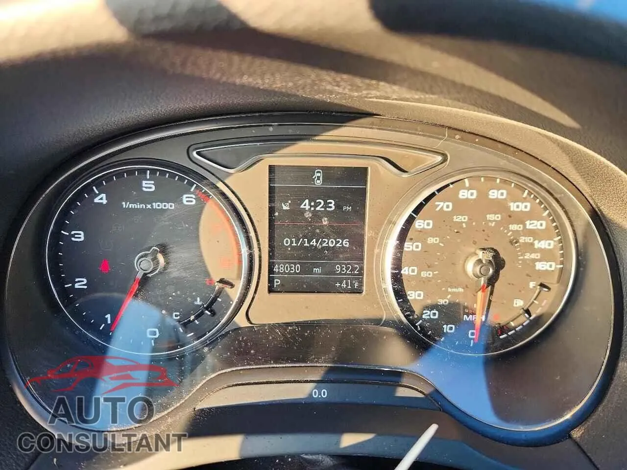 2015 AUDI A3 Damaged VIN WAU3FLFF3F1113644 – trunk area