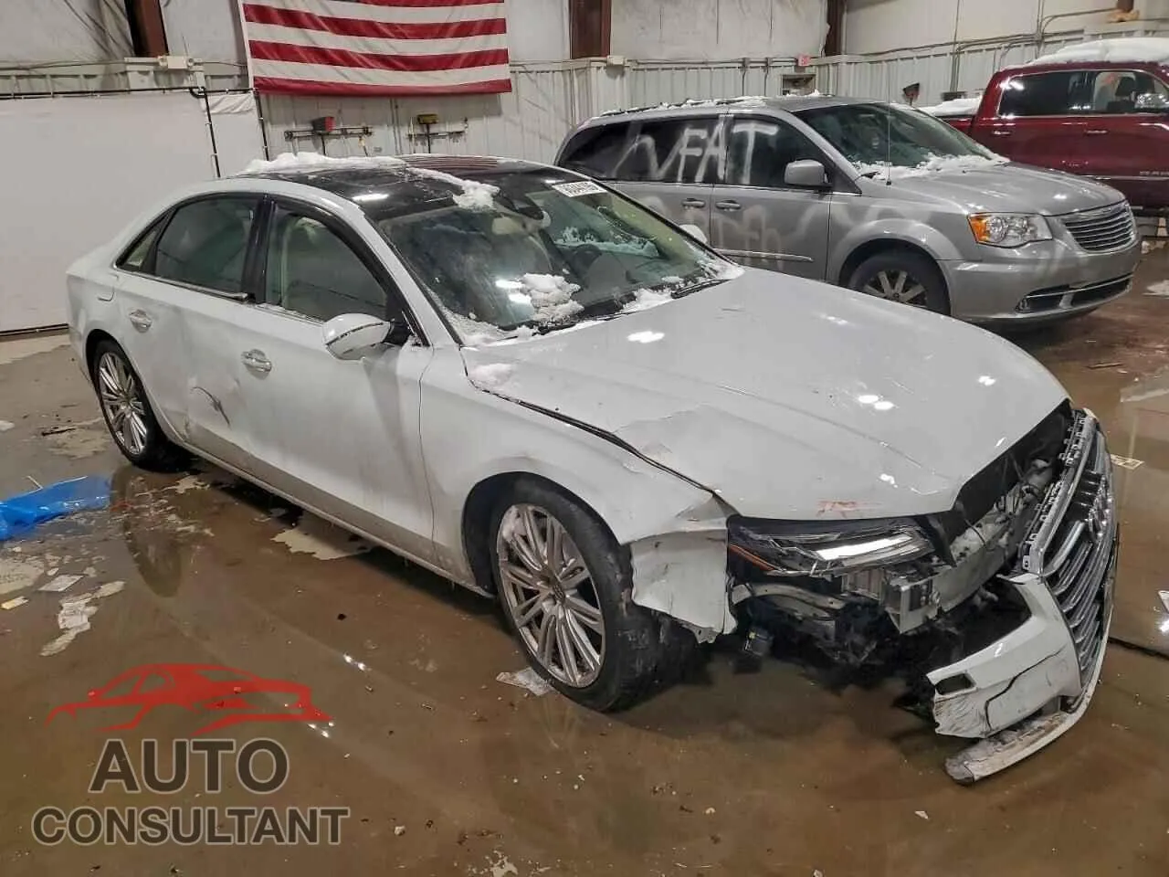2015 AUDI A8 Damaged VIN WAU3GAFD9FN021592 – dashboard