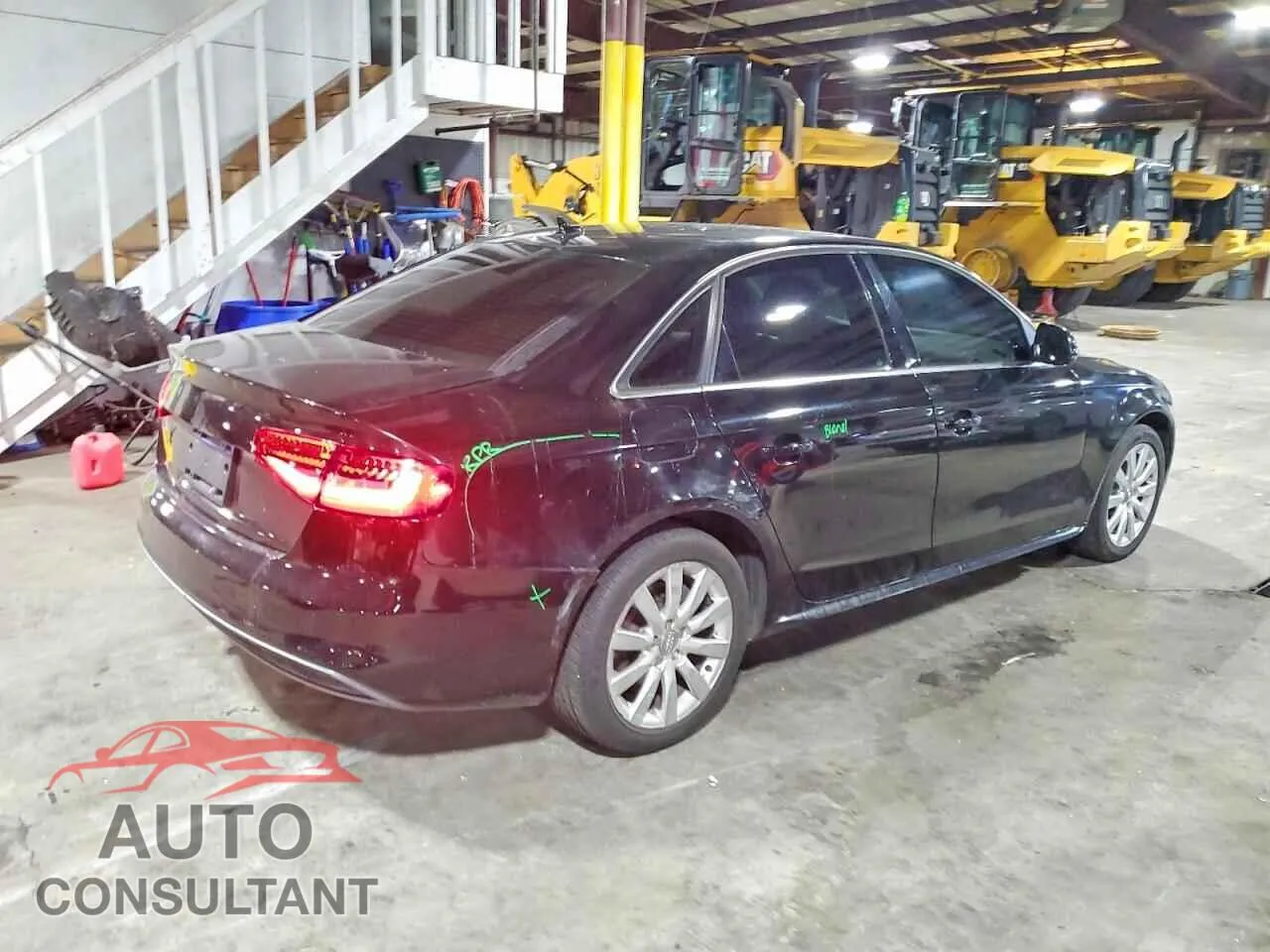 2015 AUDI A4 Damaged VIN WAUAFAFL1FN025914 – side profile