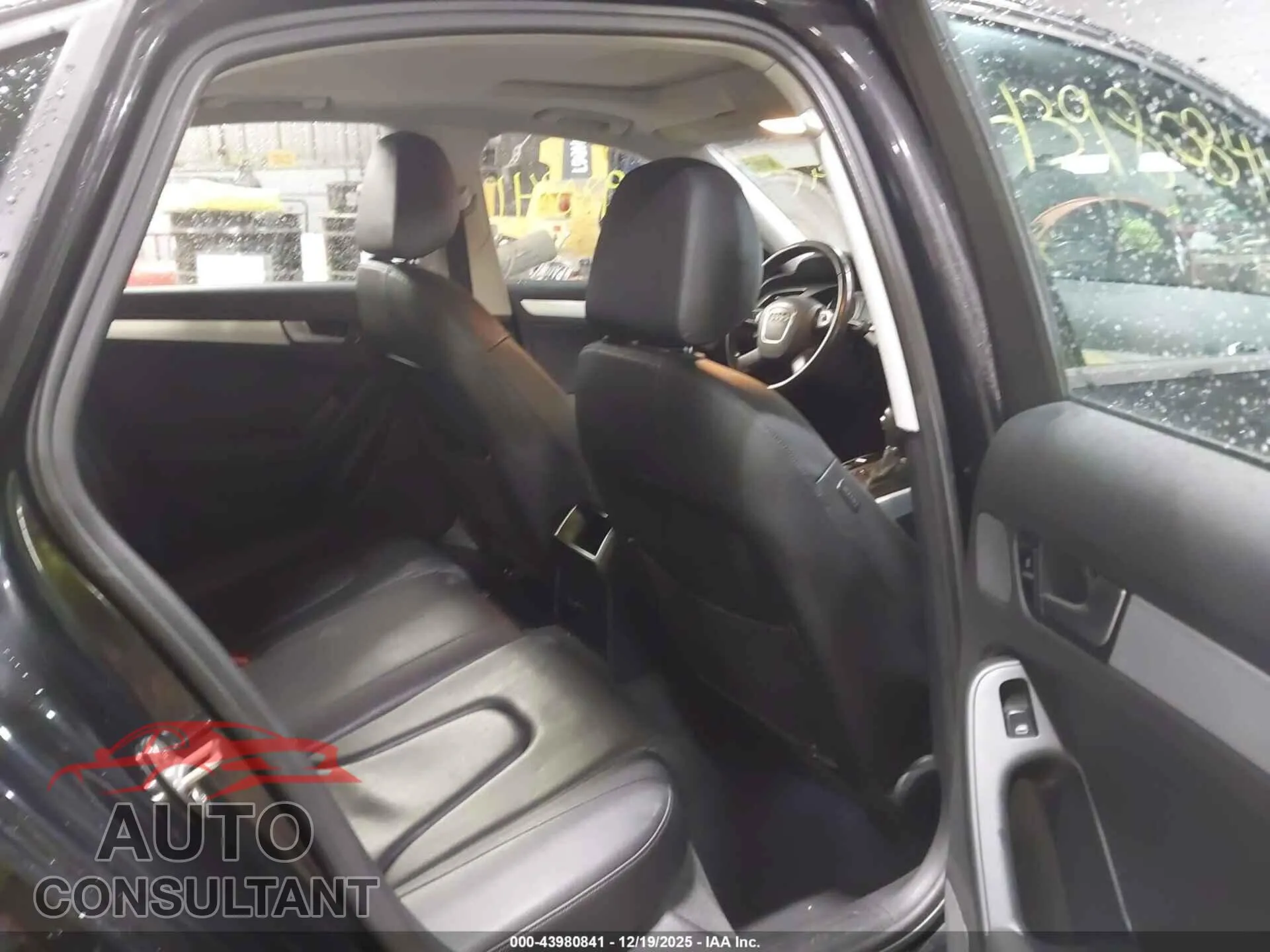 2012 AUDI A4 Damaged VIN WAUAFAFL2CA118444 – undercarriage