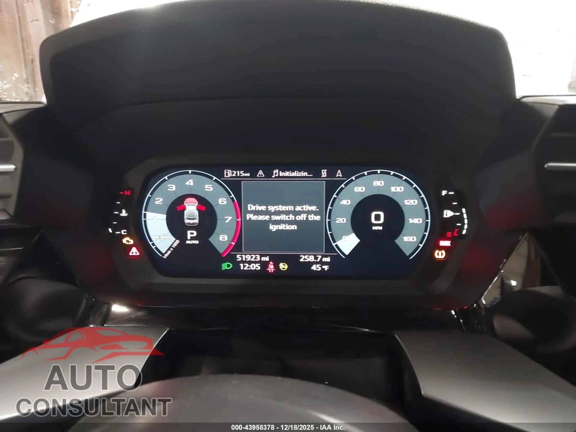 2022 AUDI A3 Damaged VIN WAUAUDGY2NA033558 – exterior detail